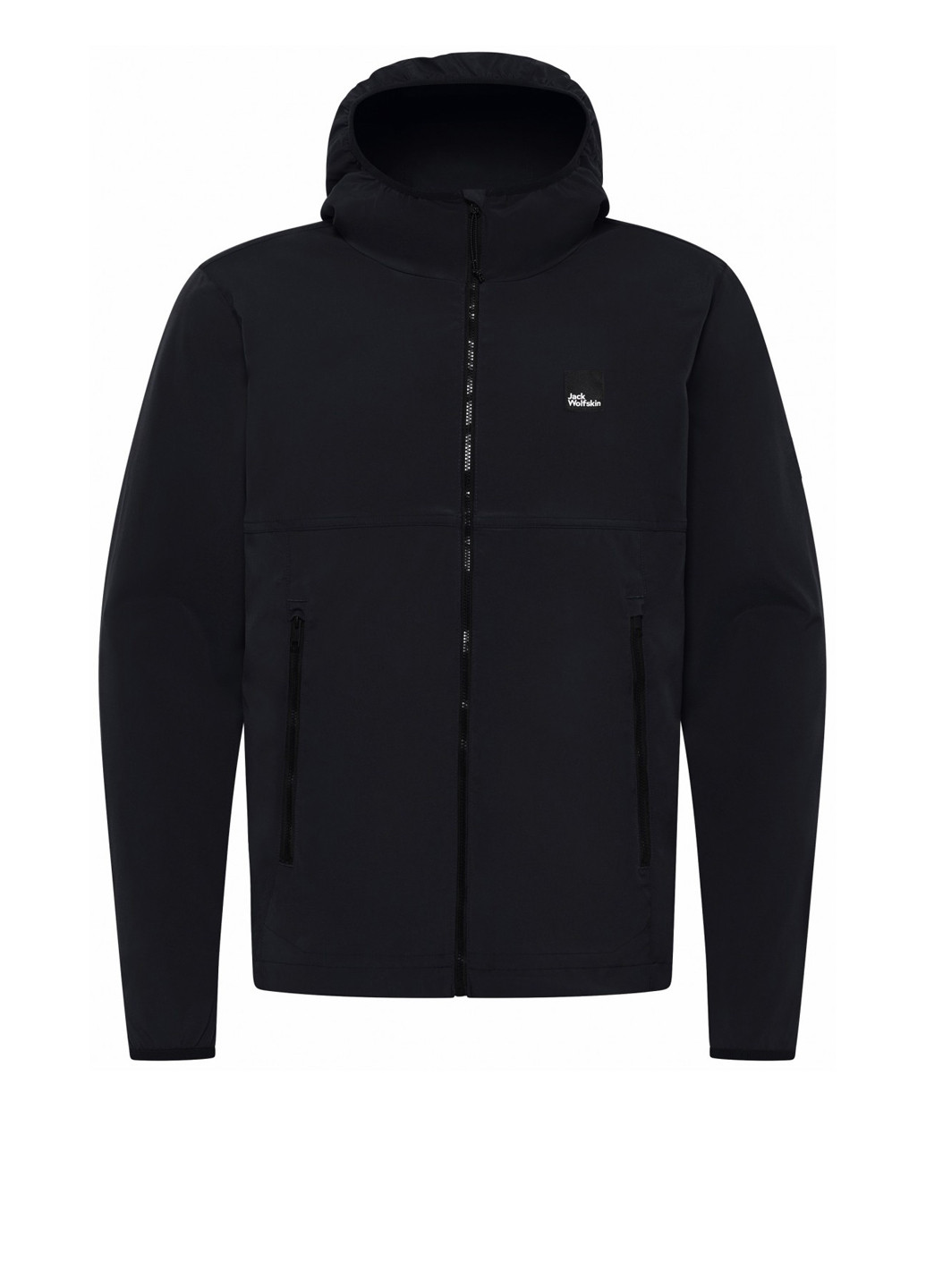 Чорна демісезонна вітровка Jack Wolfskin TERRACADE JKT M