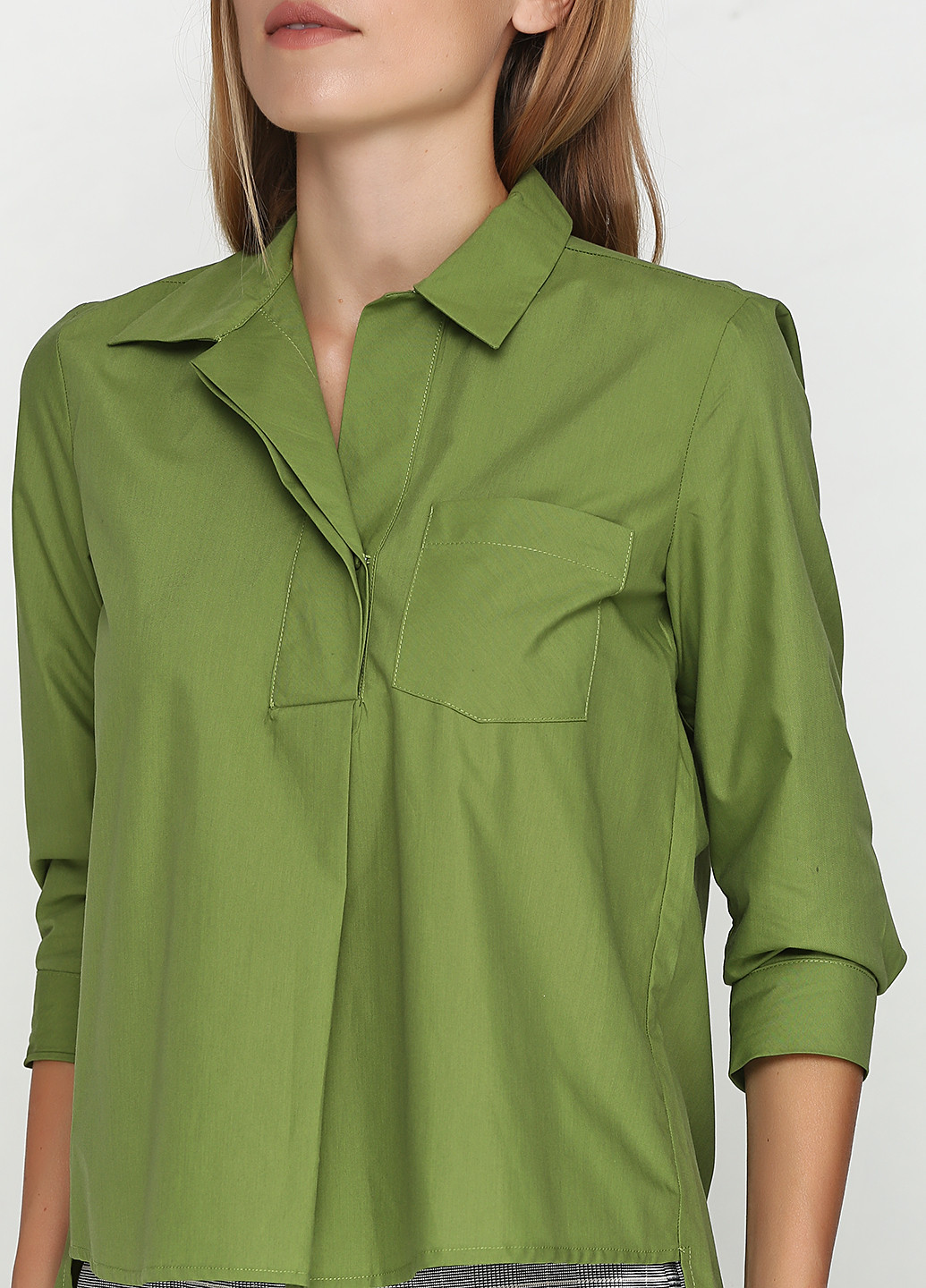 Зеленая демисезонная блуза Kookai