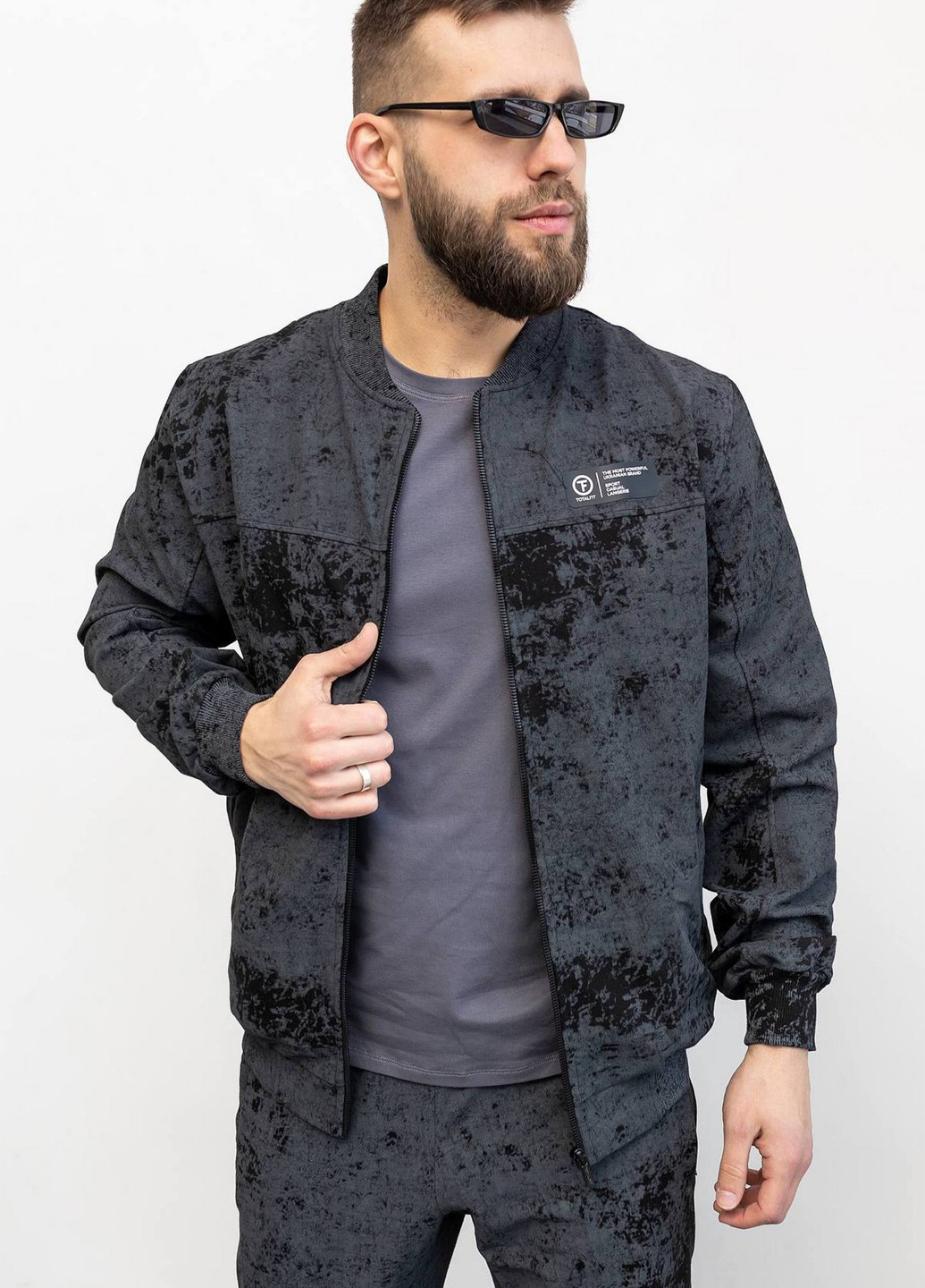 Бомбер TOTALFIT на блискавці (325850217)