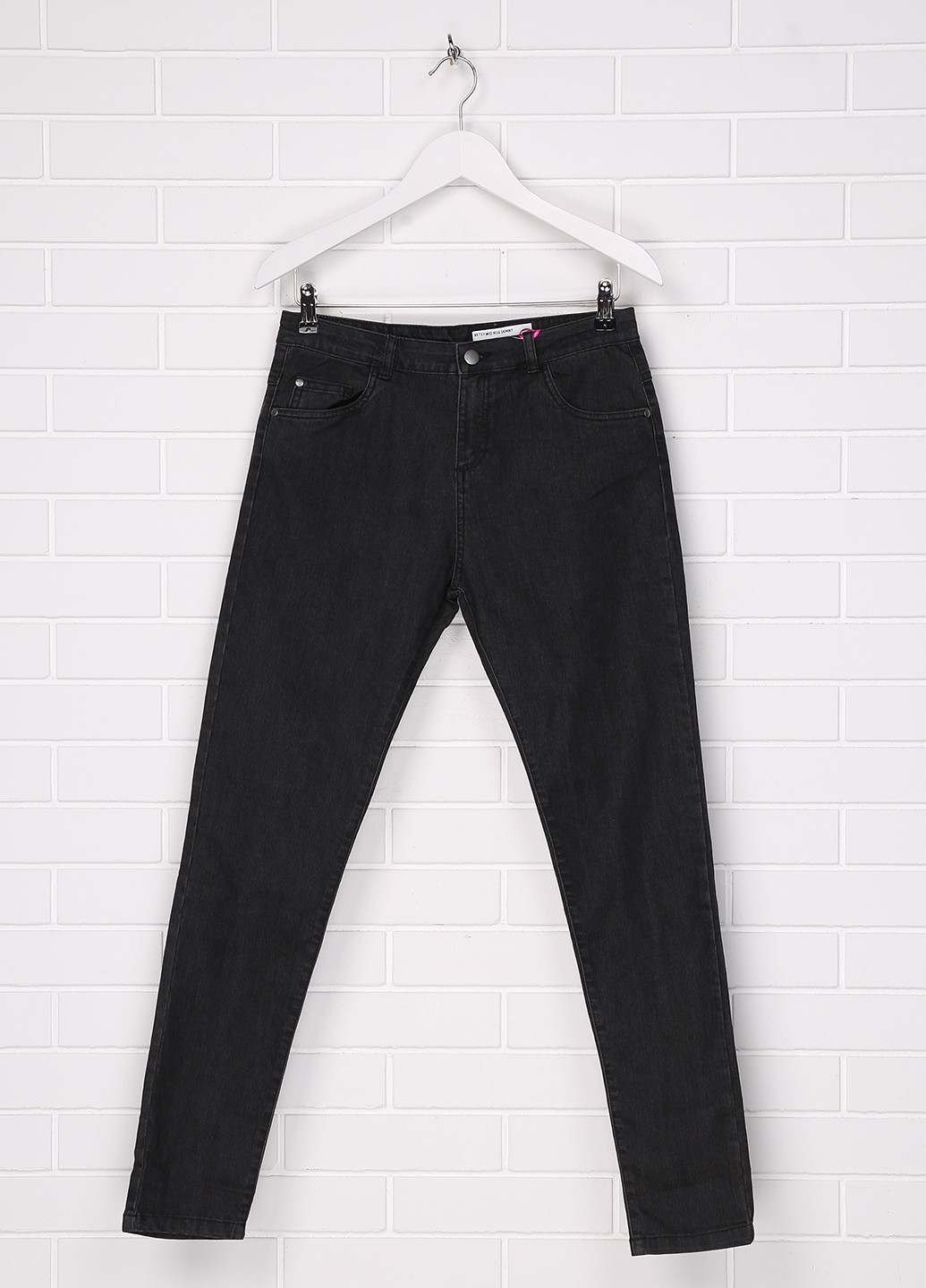 Темно-серые кэжуал демисезонные зауженные брюки By Very