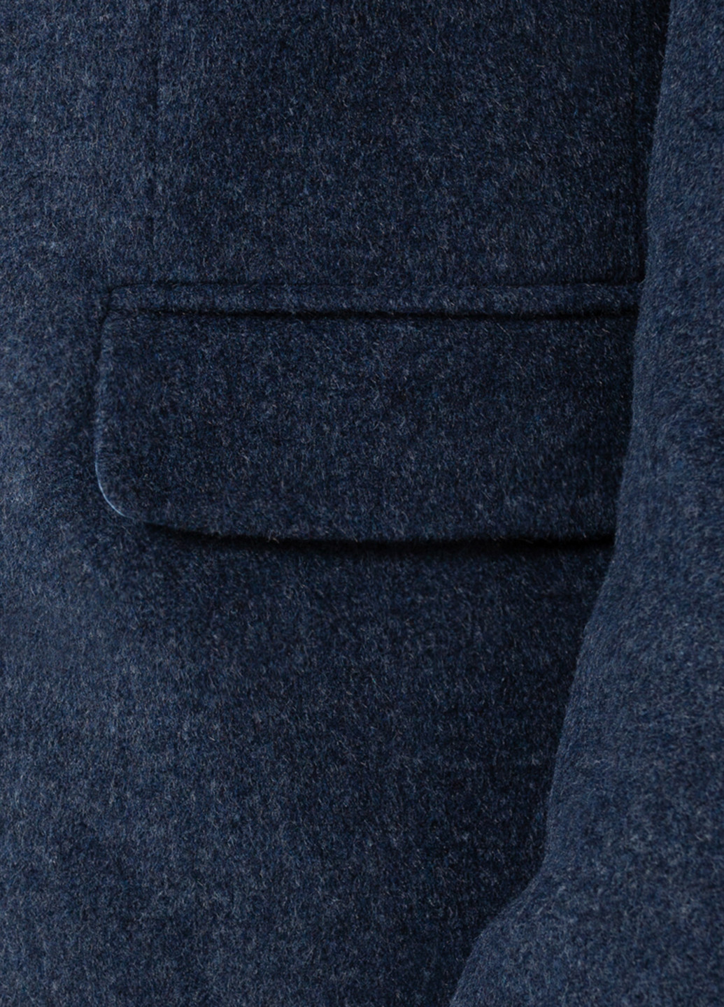 Синее демисезонное Пальто однобортное Arber