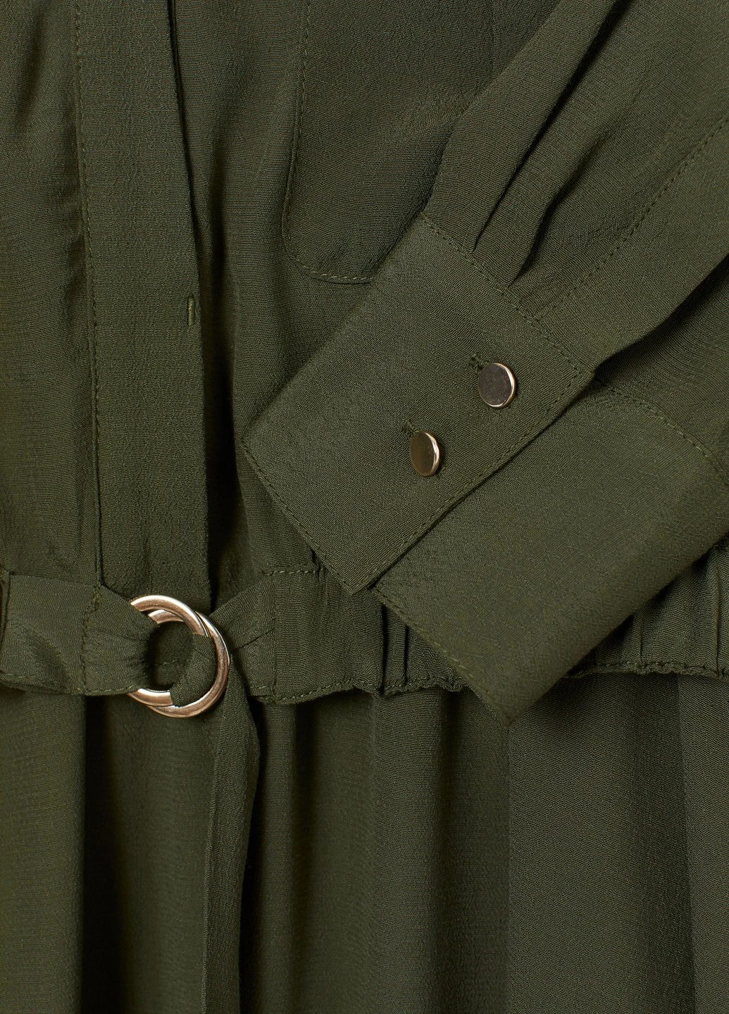 Оливковое (хаки) кэжуал платье для кормящих мам H&M