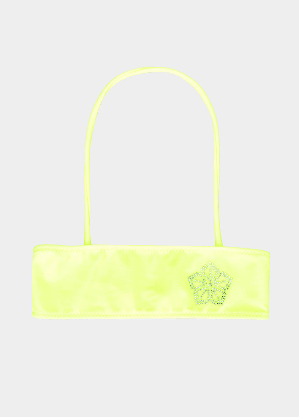 Желтый летний купальник (лиф, трусики) бандо, раздельный Piazza Italia