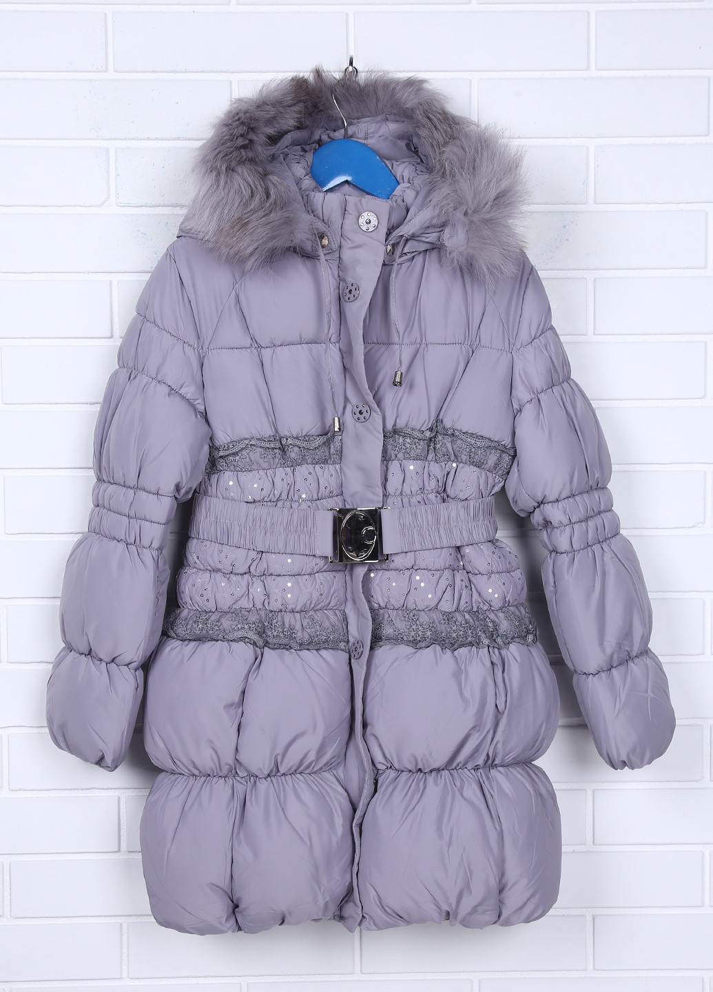 Светло-фиолетовая зимняя пальто Ohccmith