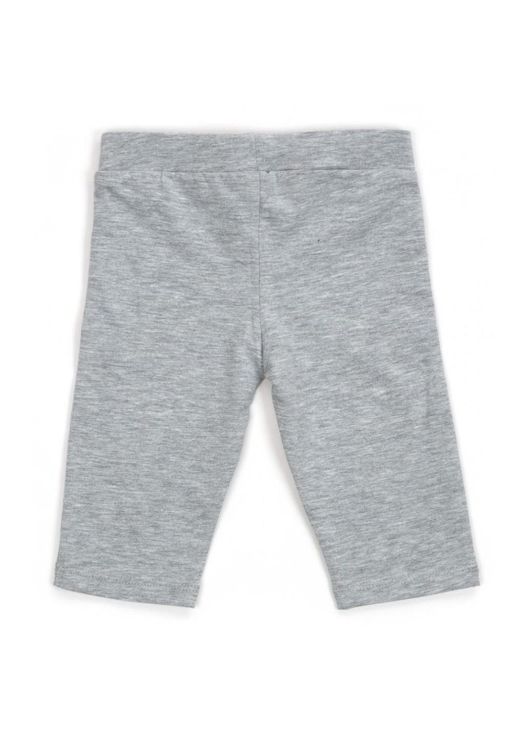 Світло-сірий літній набір дитячого одягу зі слоником (13376-92g-pink) Breeze