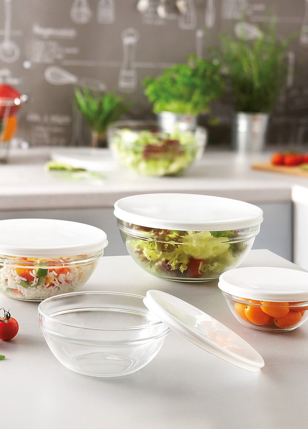 Салатник із кришкою, 140 мм Luminarc (16127521)