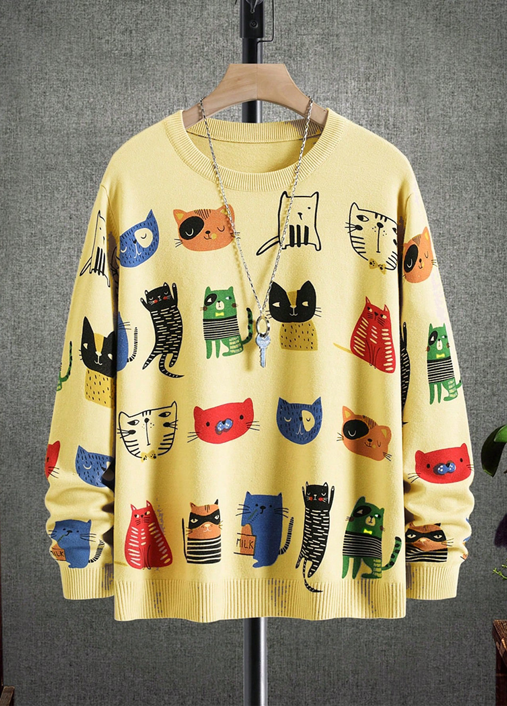 Светло-желтый демисезонный джемпер джемпер SHEIN