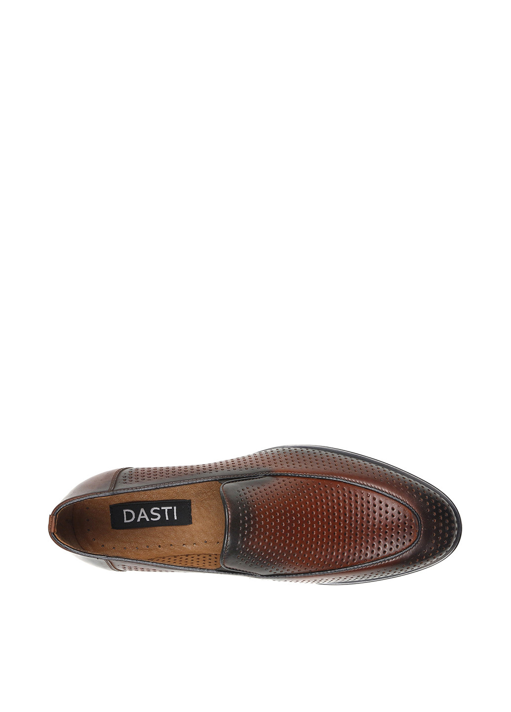 Коричневые классические туфли Dasti на резинке