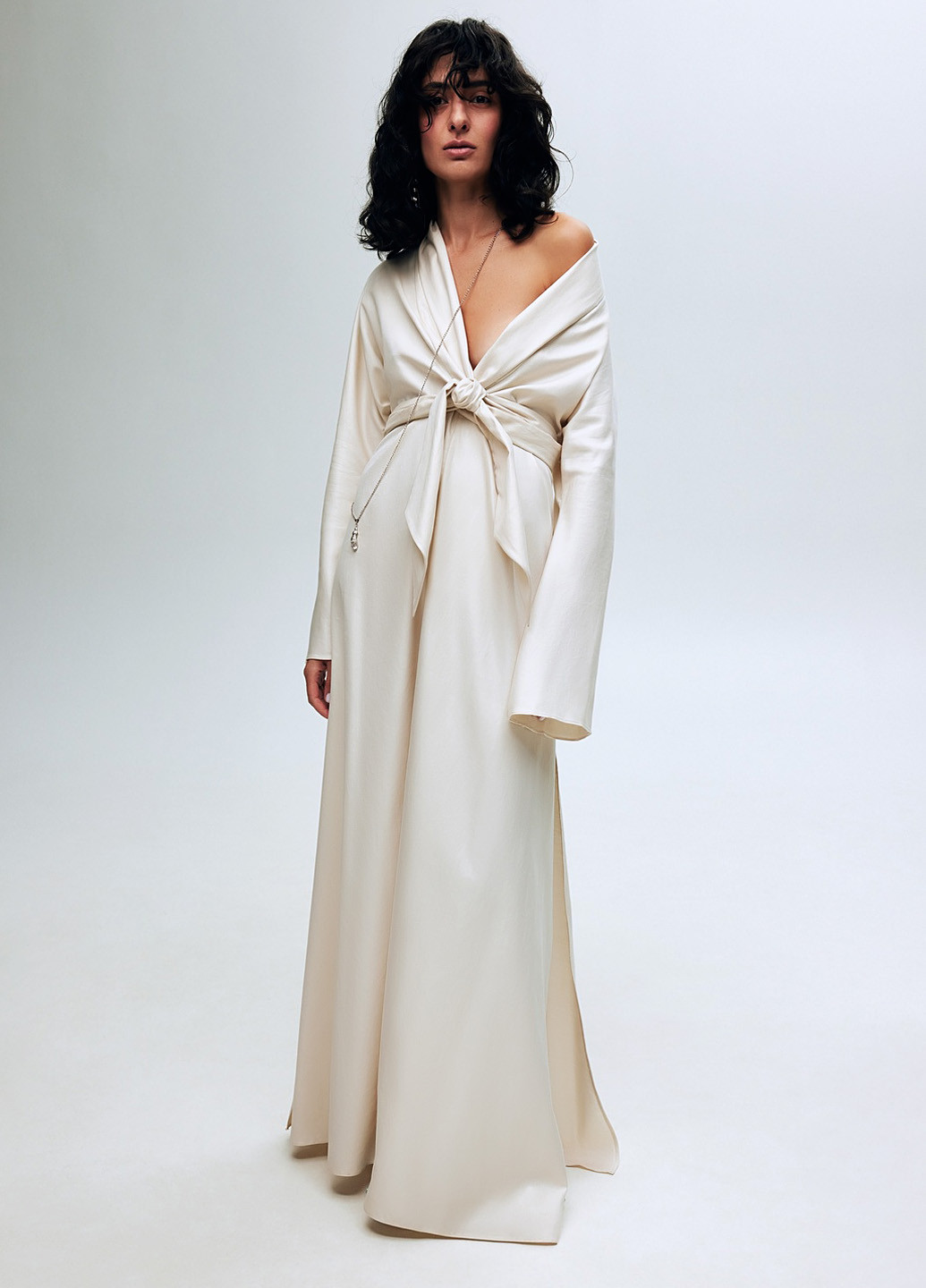 Світло-бежева кежуал сукня кльош bobkova однотонна