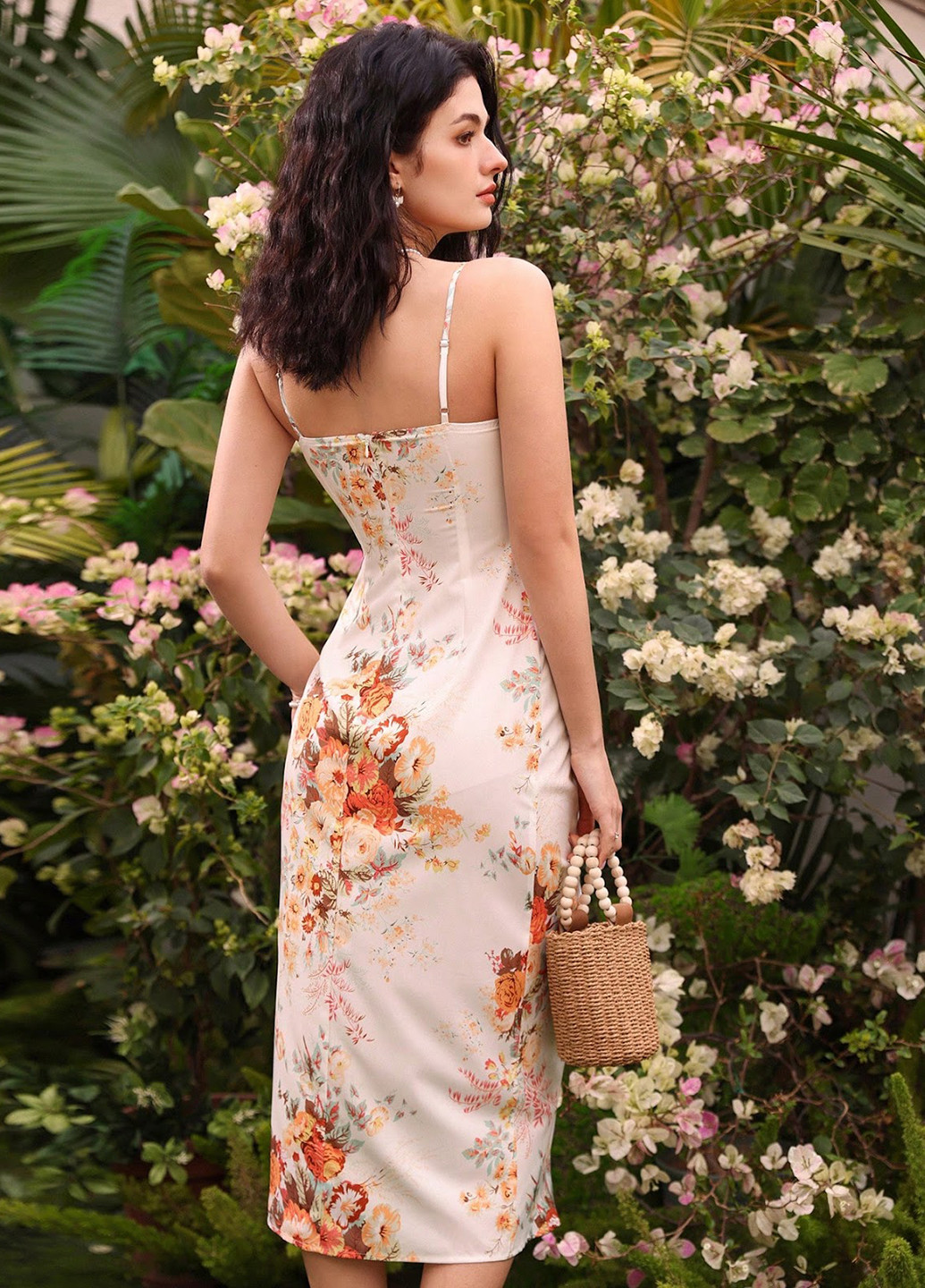 Комбінована кежуал сукня SHEIN з квітковим принтом