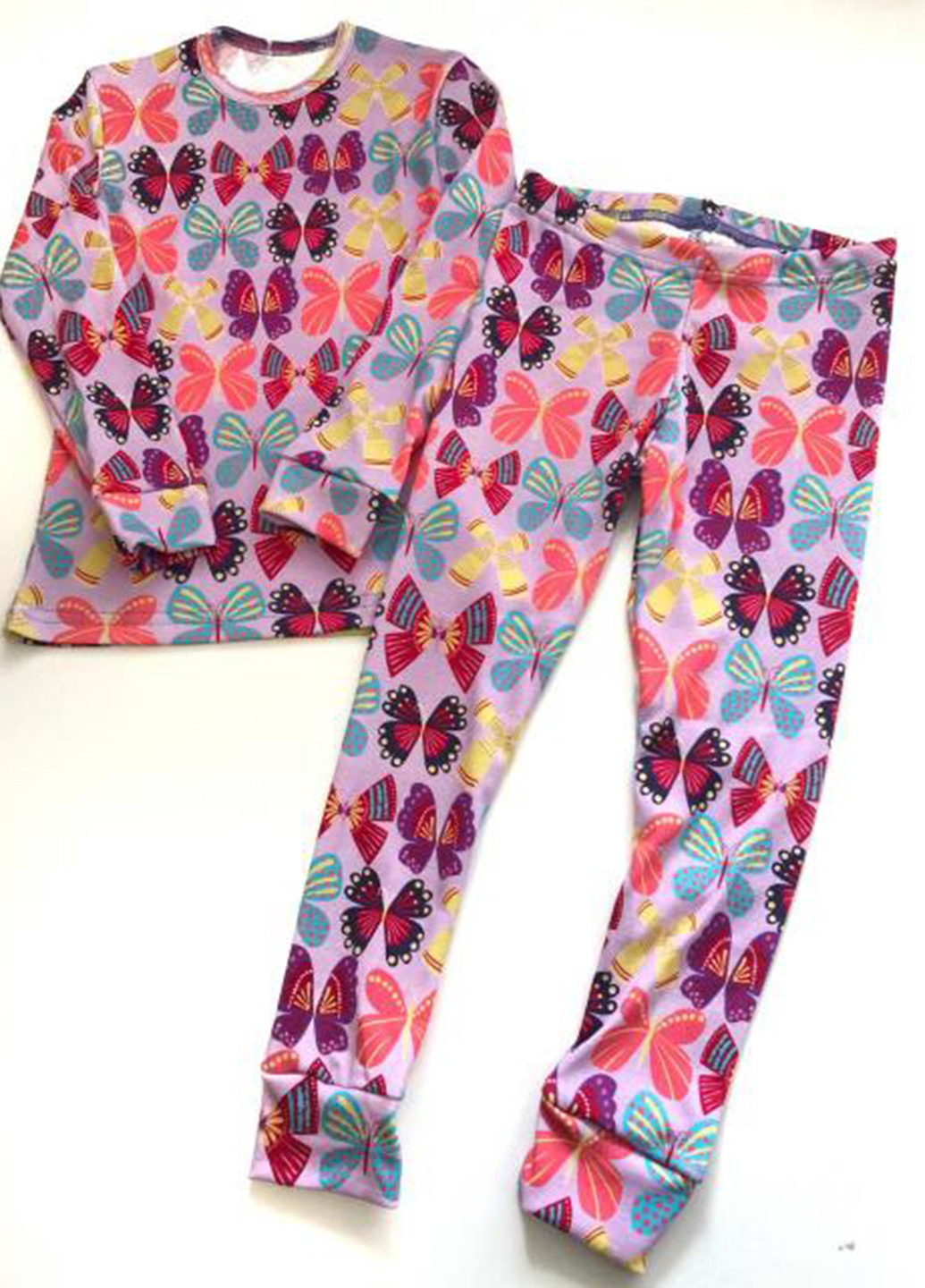 Светло-розовая всесезон пижама (лонгслив, брюки) лонгслив + брюки ArDoMi