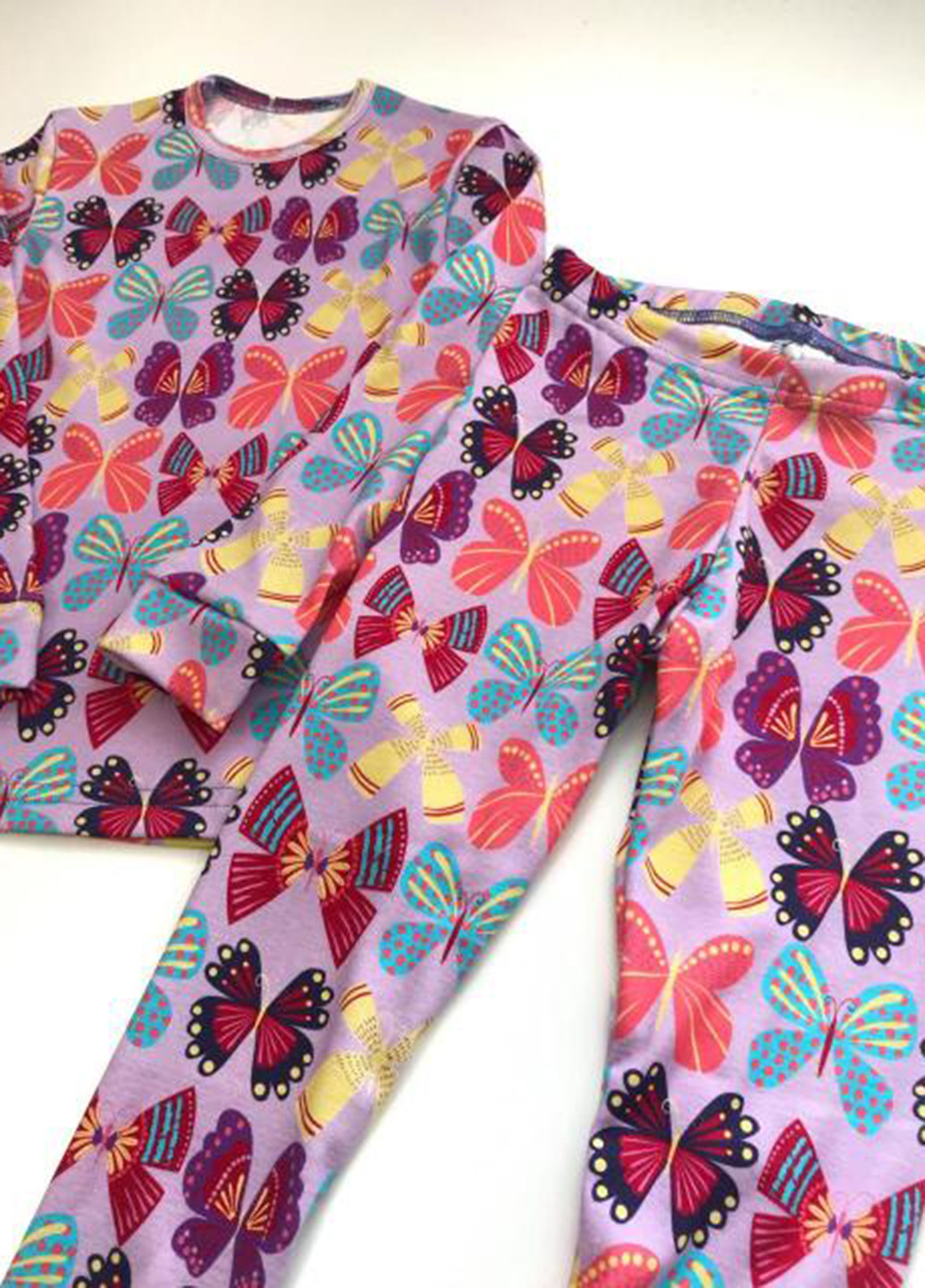 Светло-розовая всесезон пижама (лонгслив, брюки) лонгслив + брюки ArDoMi