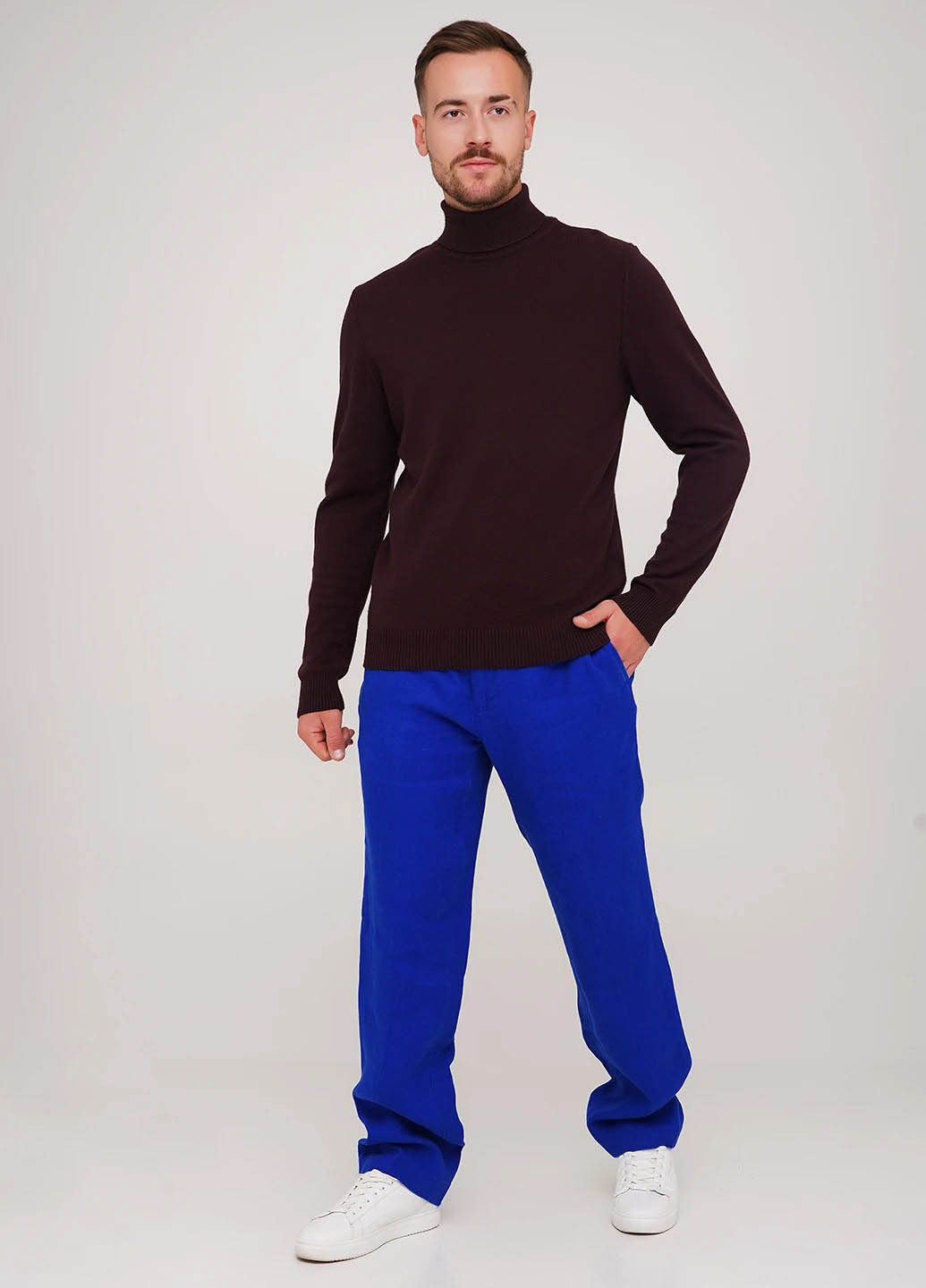 Синие кэжуал демисезонные прямые брюки Ralph Lauren