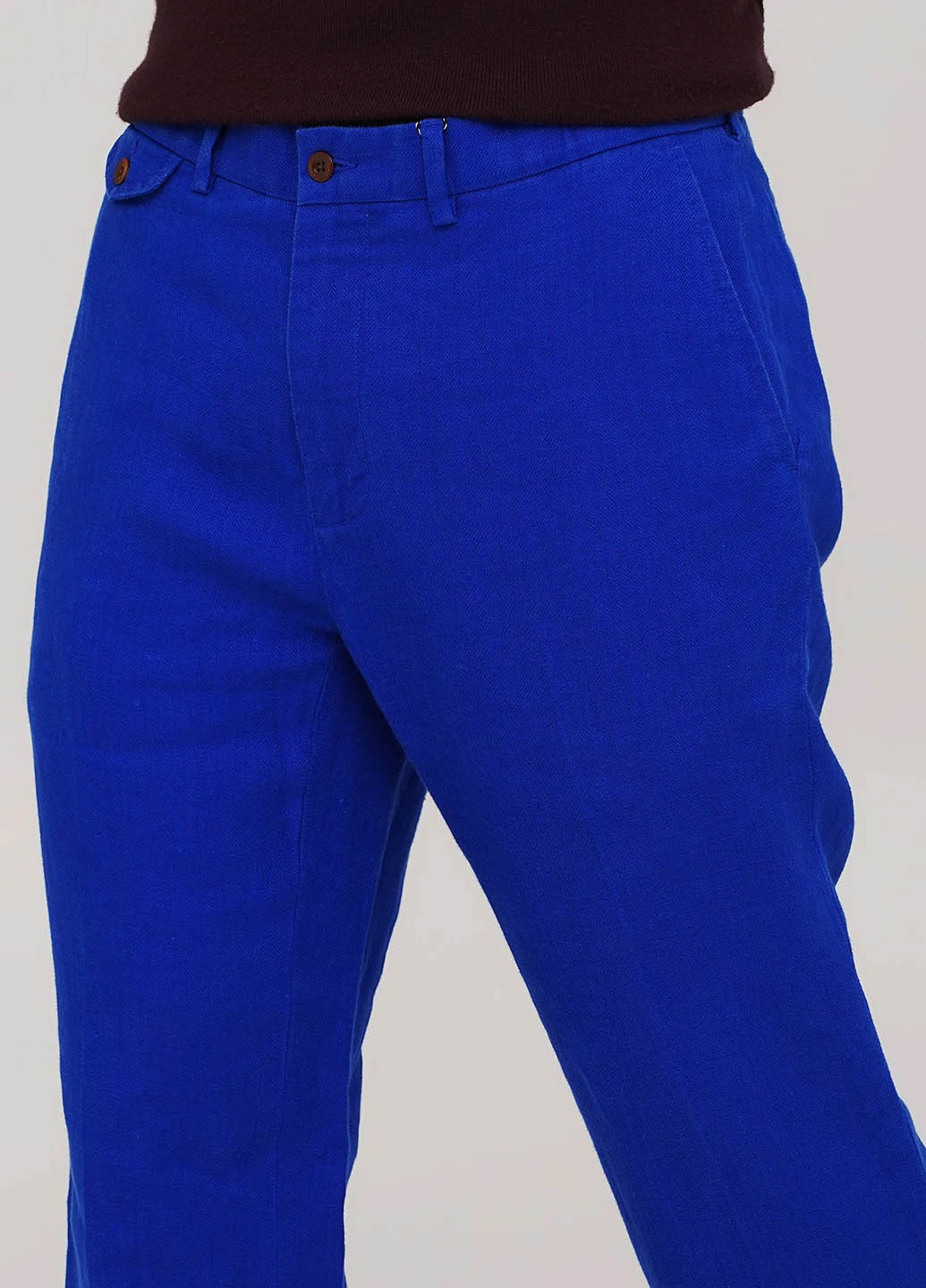 Синие кэжуал демисезонные прямые брюки Ralph Lauren