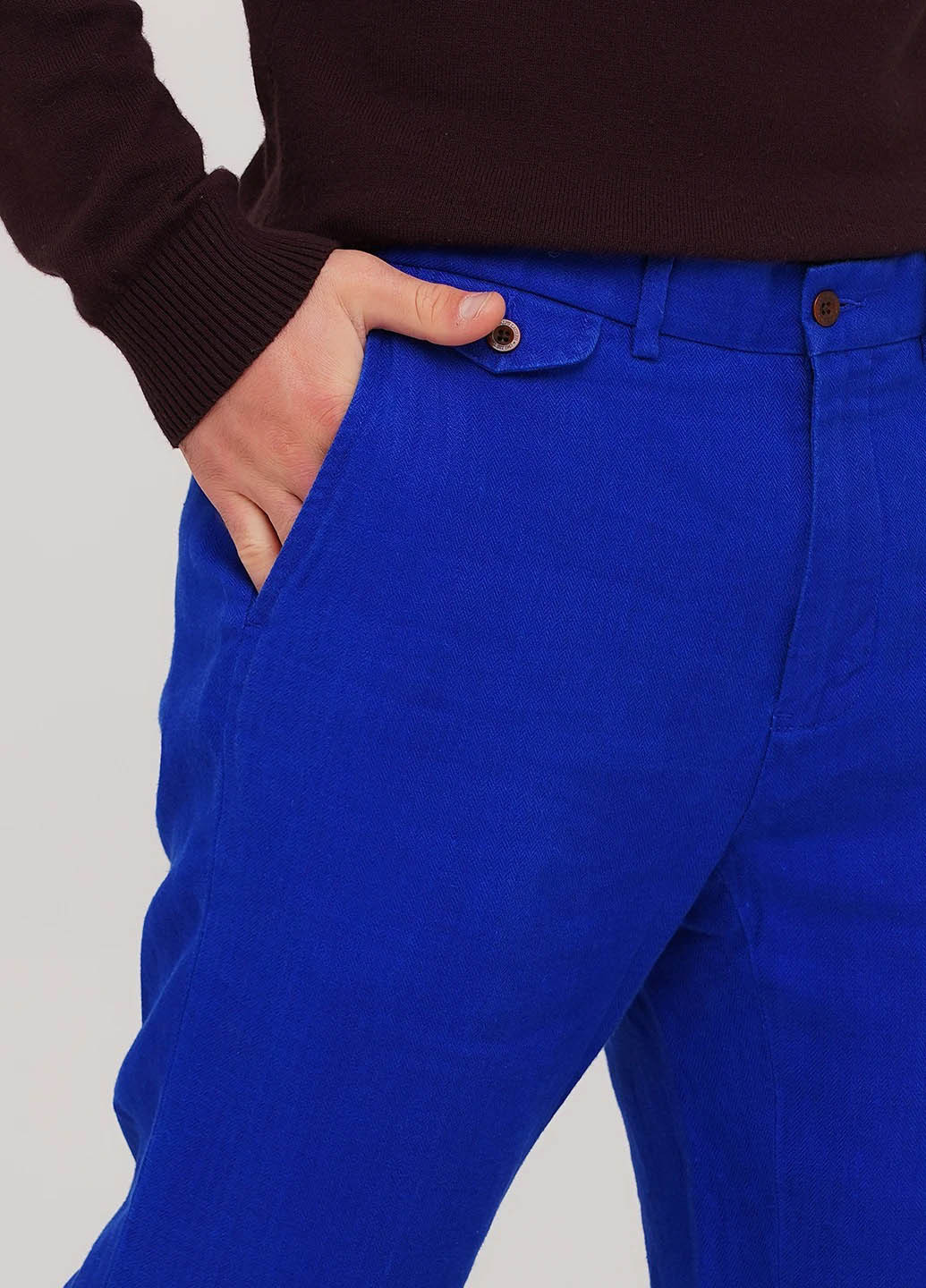 Синие кэжуал демисезонные прямые брюки Ralph Lauren