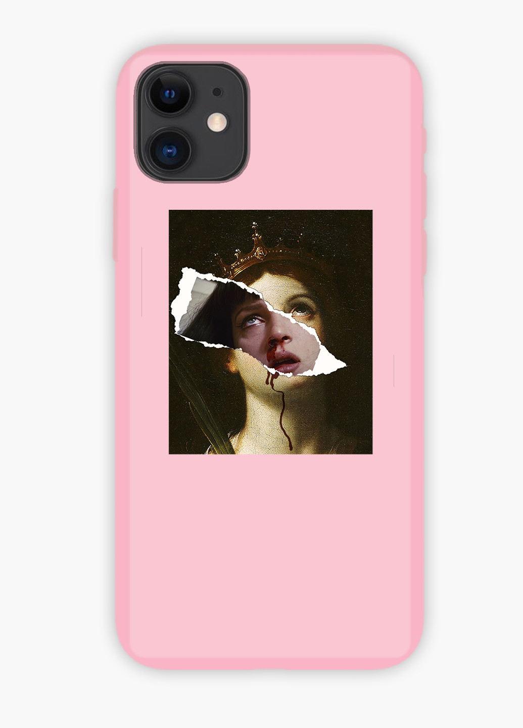 Чехол силиконовый Apple Iphone 7 Ума Турман Ренессанс (Pulp Fiction Uma Thurman Renaissance) (17361-1587) MobiPrint (219507713)
