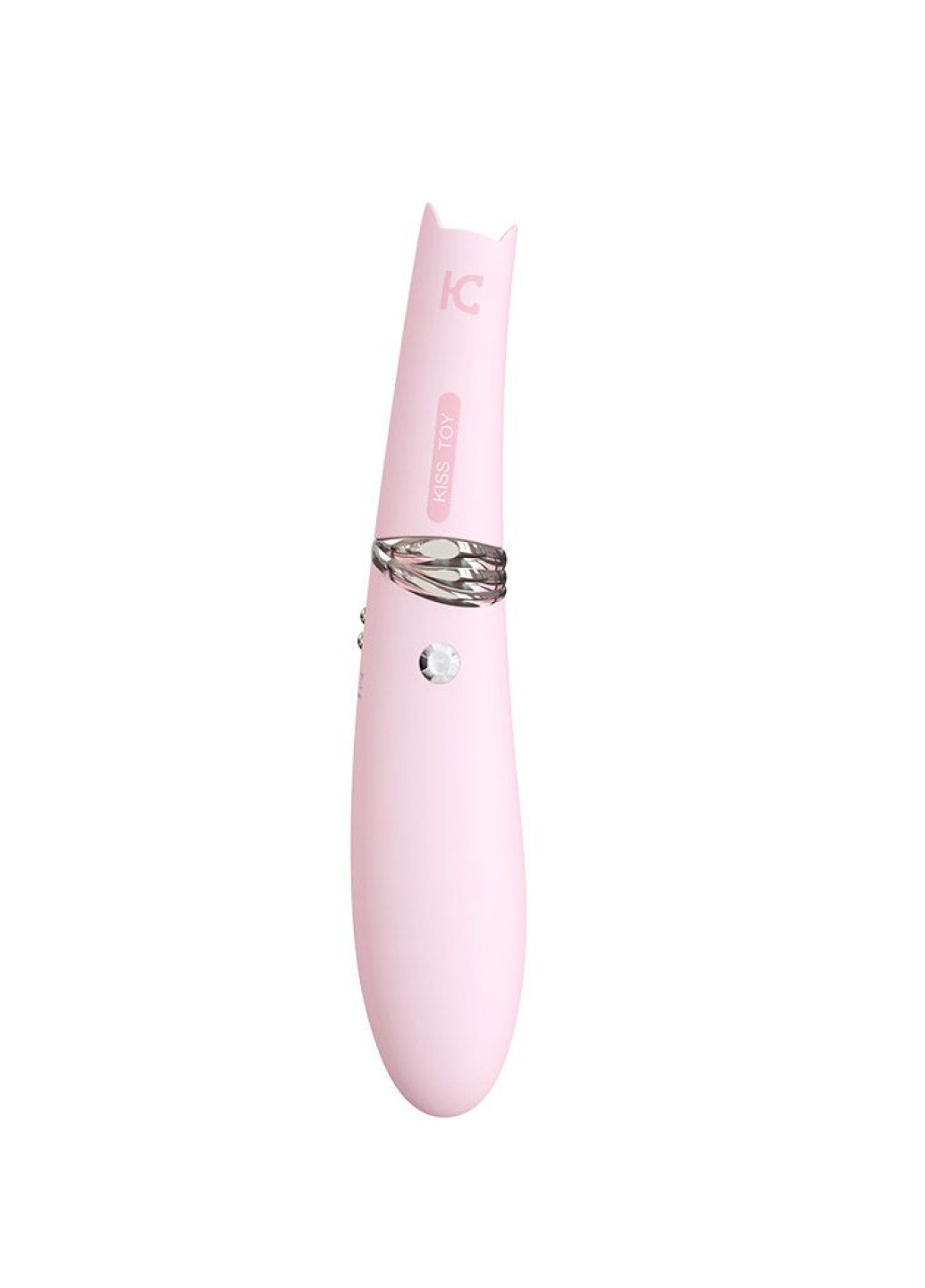 Вакуумный стимулятор с вибрацией KisToy Miss CC Pink, можно использовать как вибратор, диаметр 36мм KissToy (251954688)