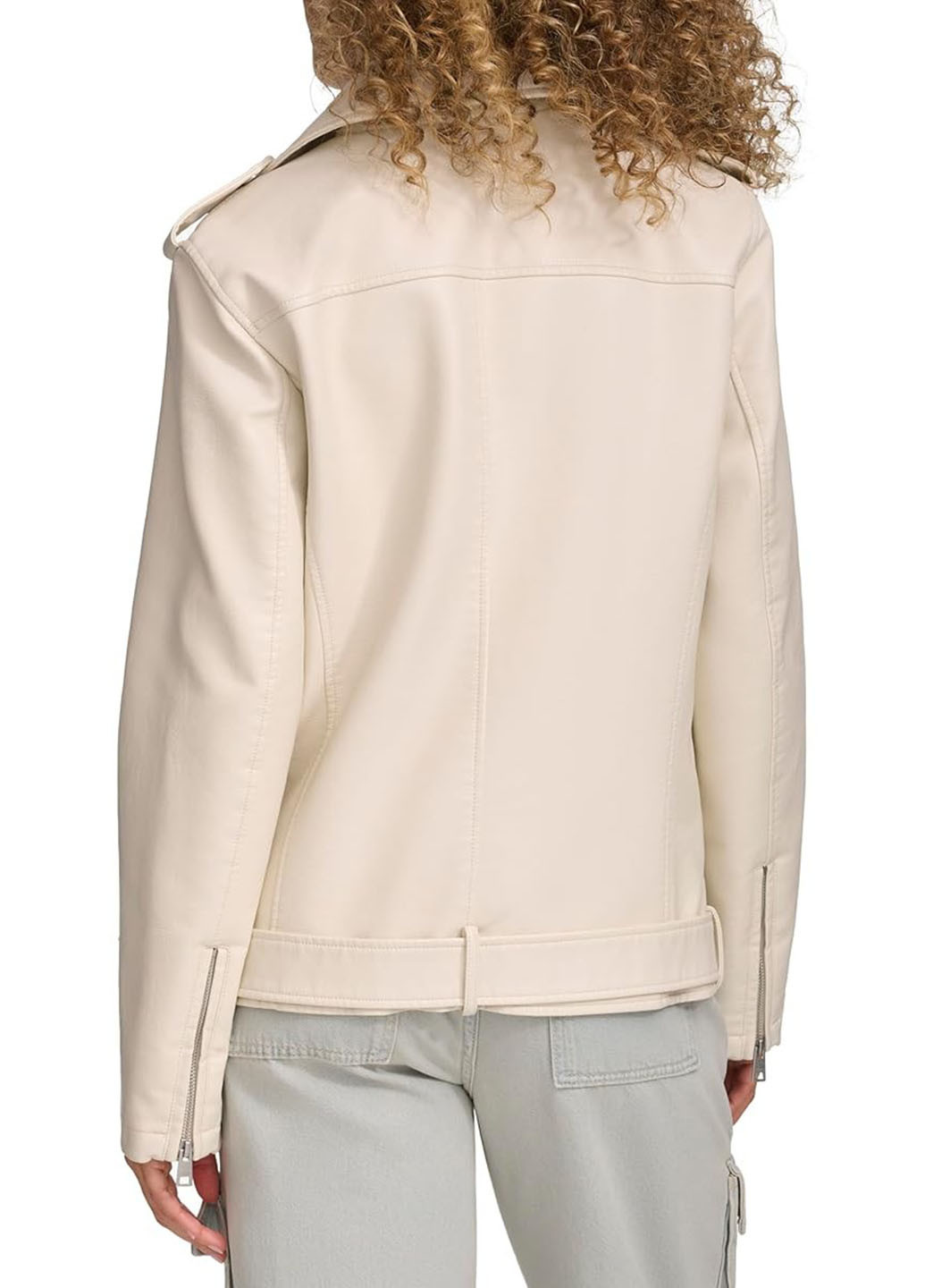 Молочная демисезонная куртка косуха Levi's