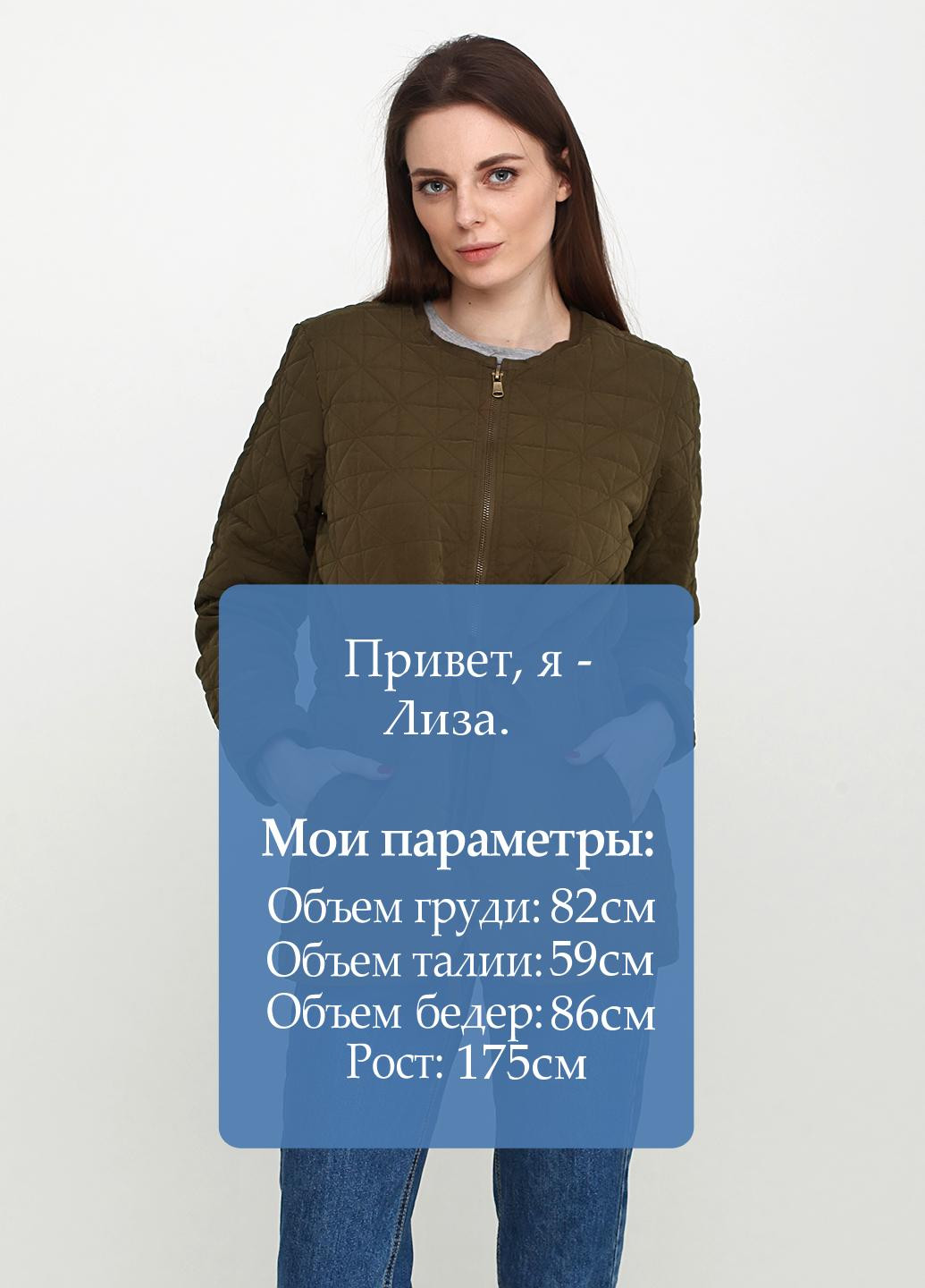 Оливкова (хакі) демісезонна куртка Signature Collection
