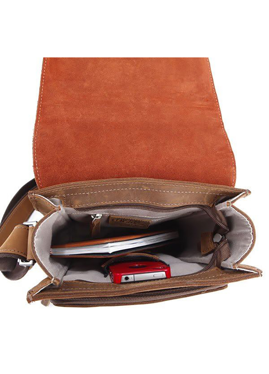 Чоловіча шкіряна сумка 21,5х25,5х7,5 см Vintage (252129436)