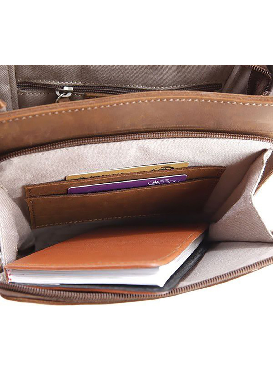 Чоловіча шкіряна сумка 21,5х25,5х7,5 см Vintage (252129436)