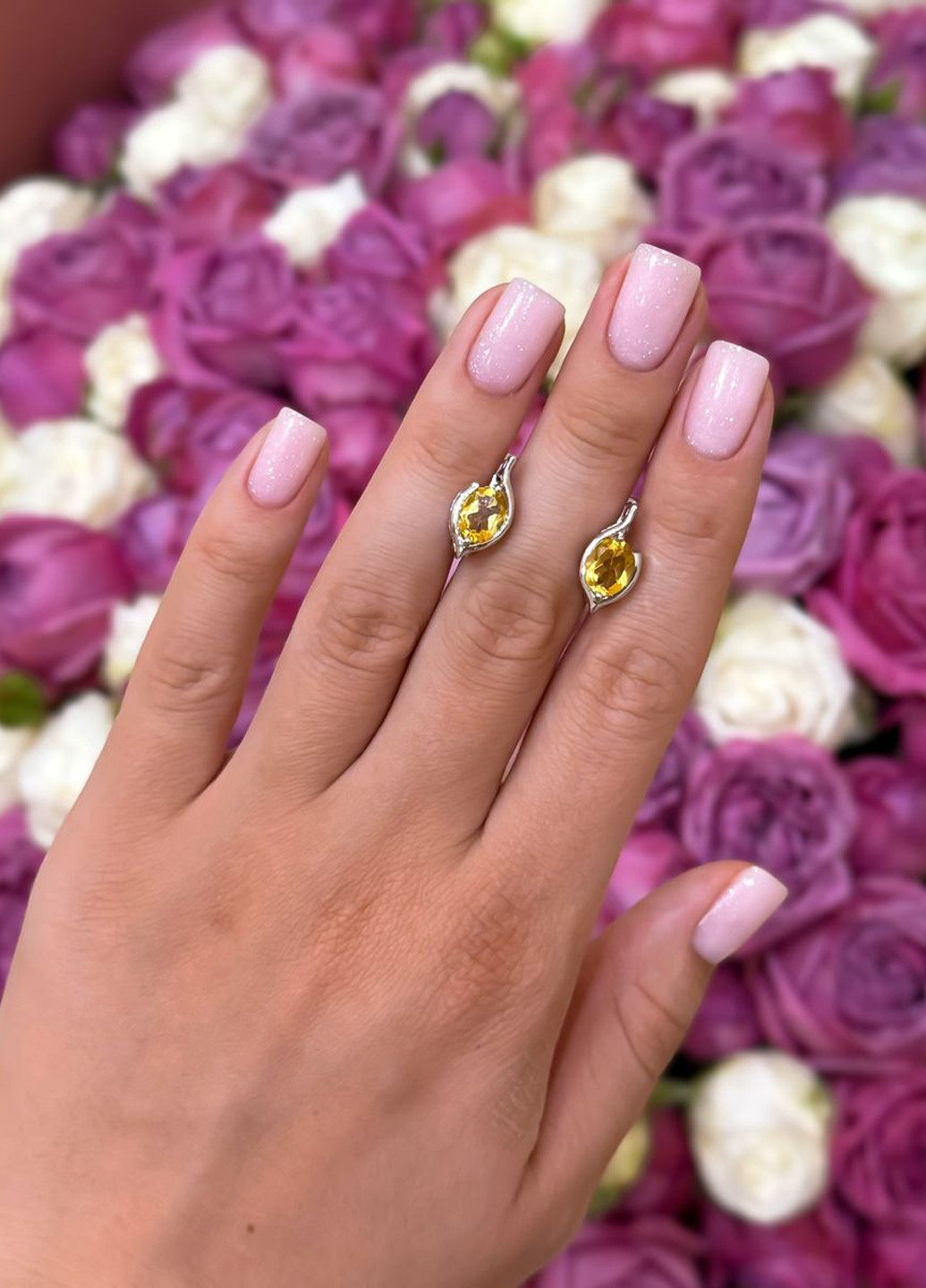 Сережки Silver Flame (307258178)