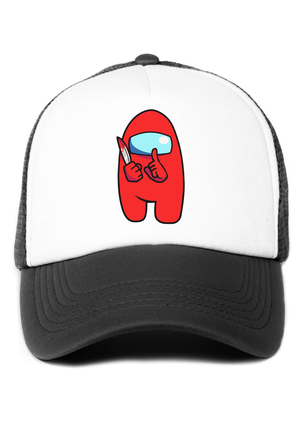 Кепка Тракер дитяча Амонг Ас Червоний (Among Us Red) (33404-2417) MobiPrint (220769810)