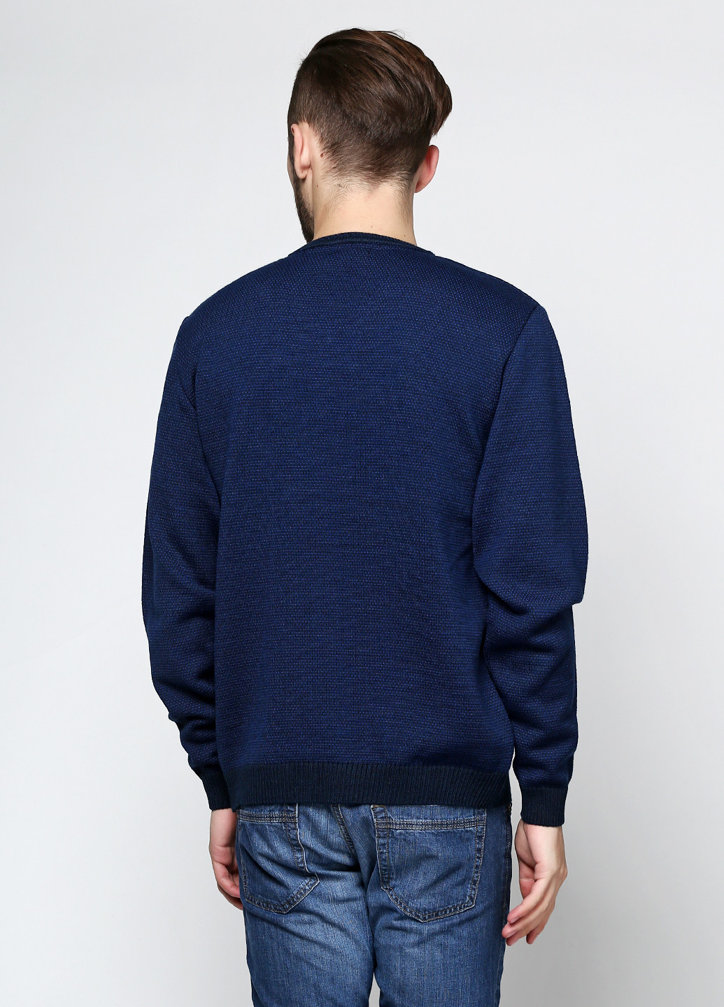 Темно-синий демисезонный пуловер пуловер Belika