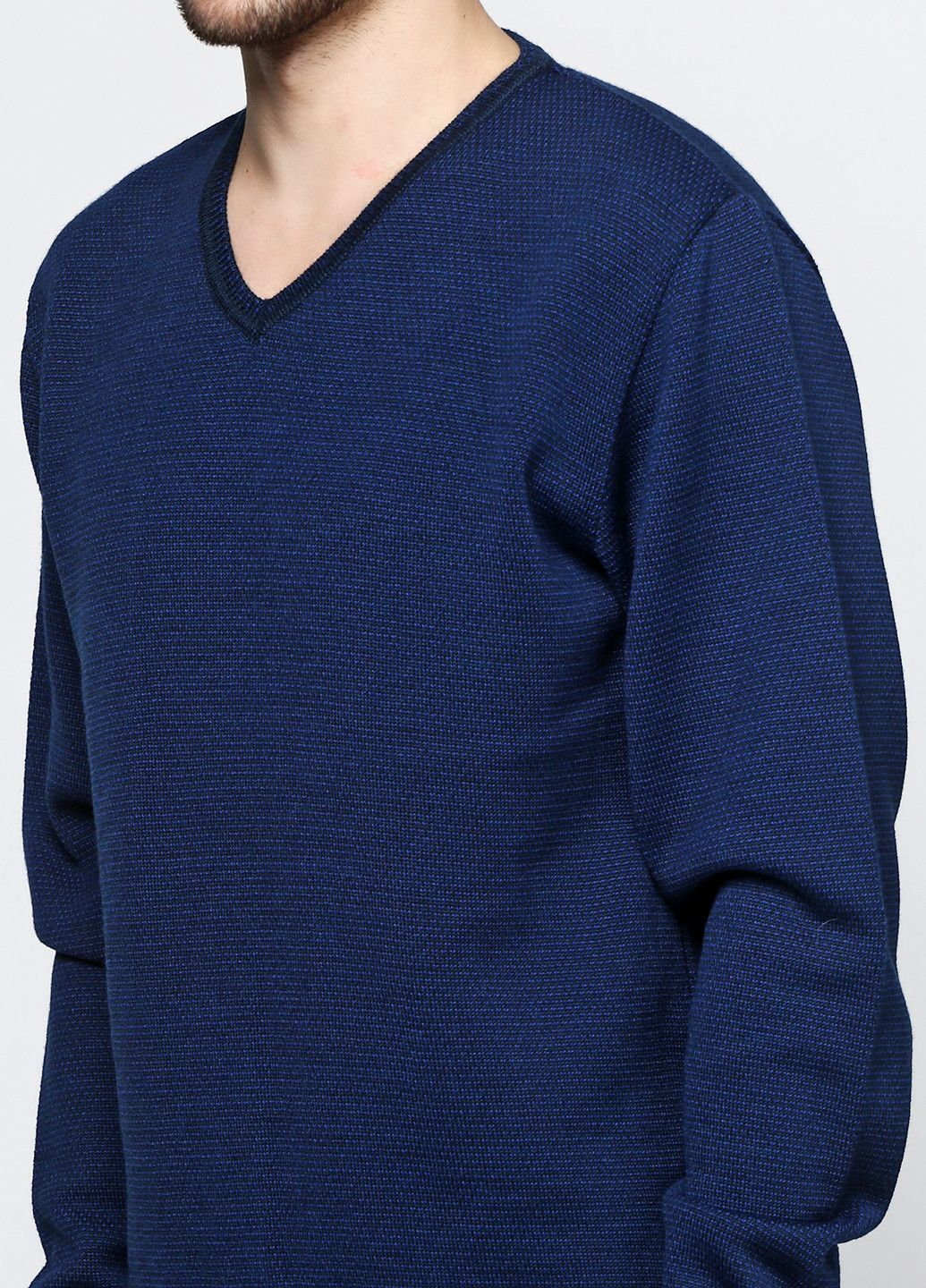 Темно-синій демісезонний пуловер пуловер Belika