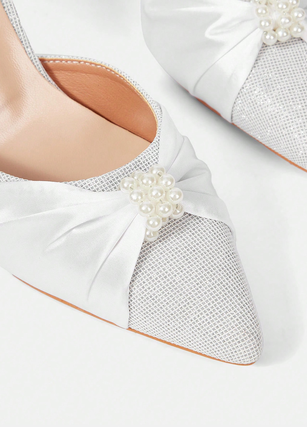 SHEIN Туфлі білий з штучна шкіра, китай — літо (367436036)