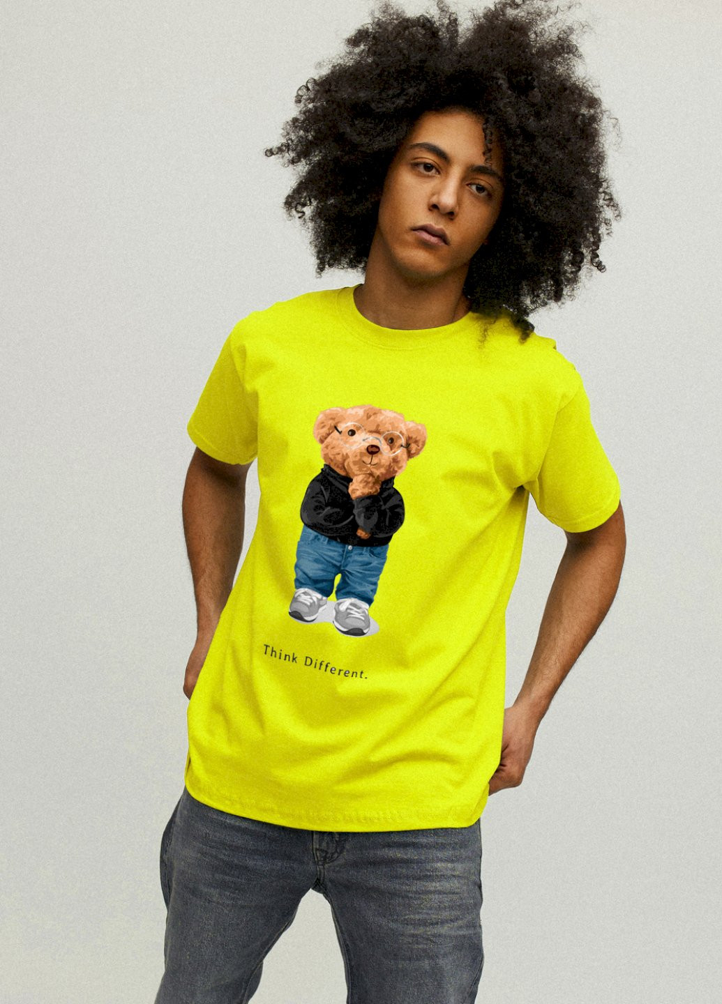 Жовта футболка чоловіча YAPPI