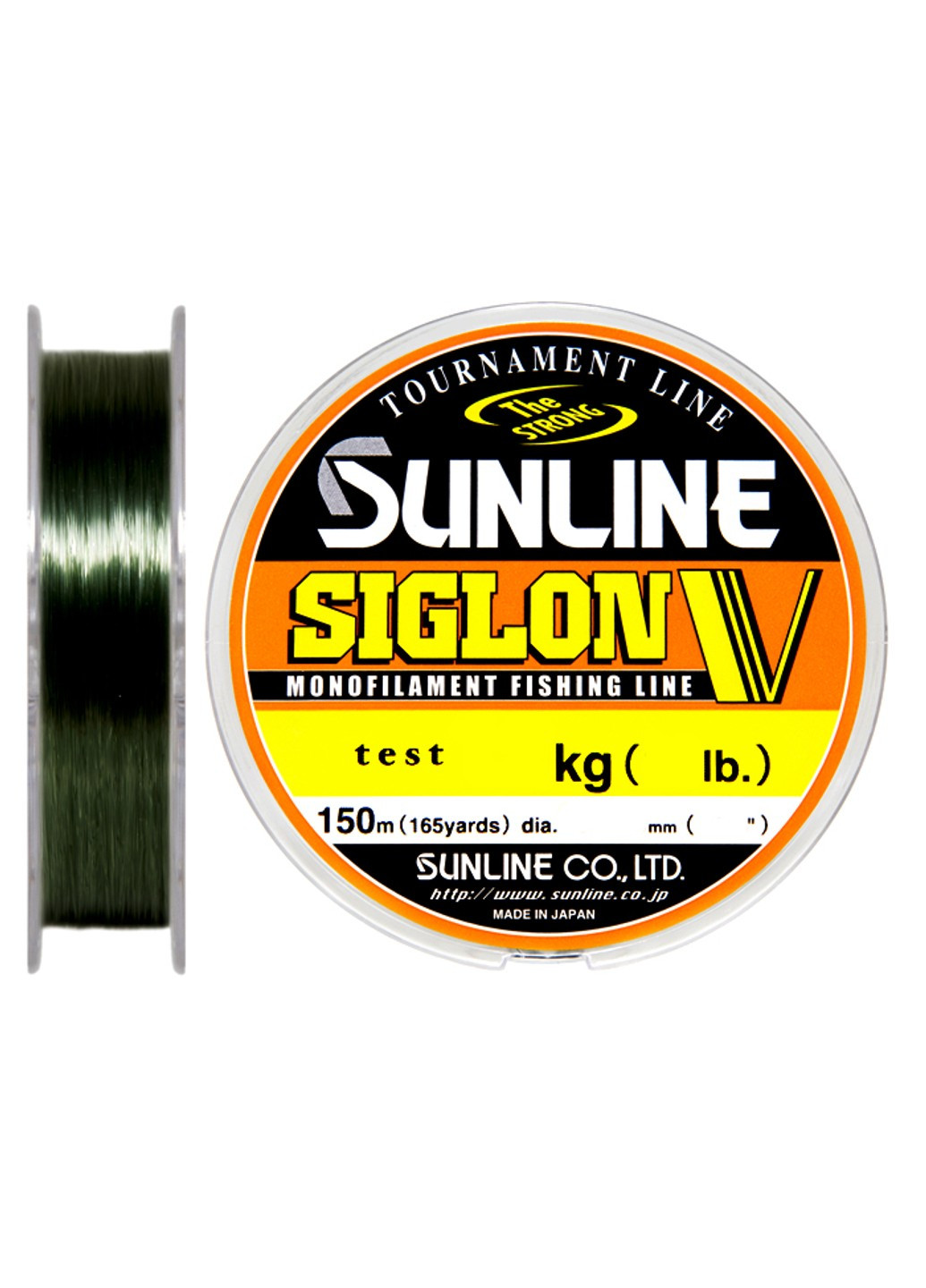Леска Siglon V 150м #5/0.37мм 10кг/22lb (1658-04-14) Sunline (252468257)