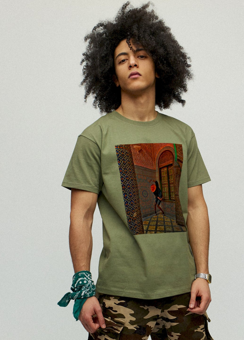 Хакі (оливкова) футболка чоловіча YAPPI