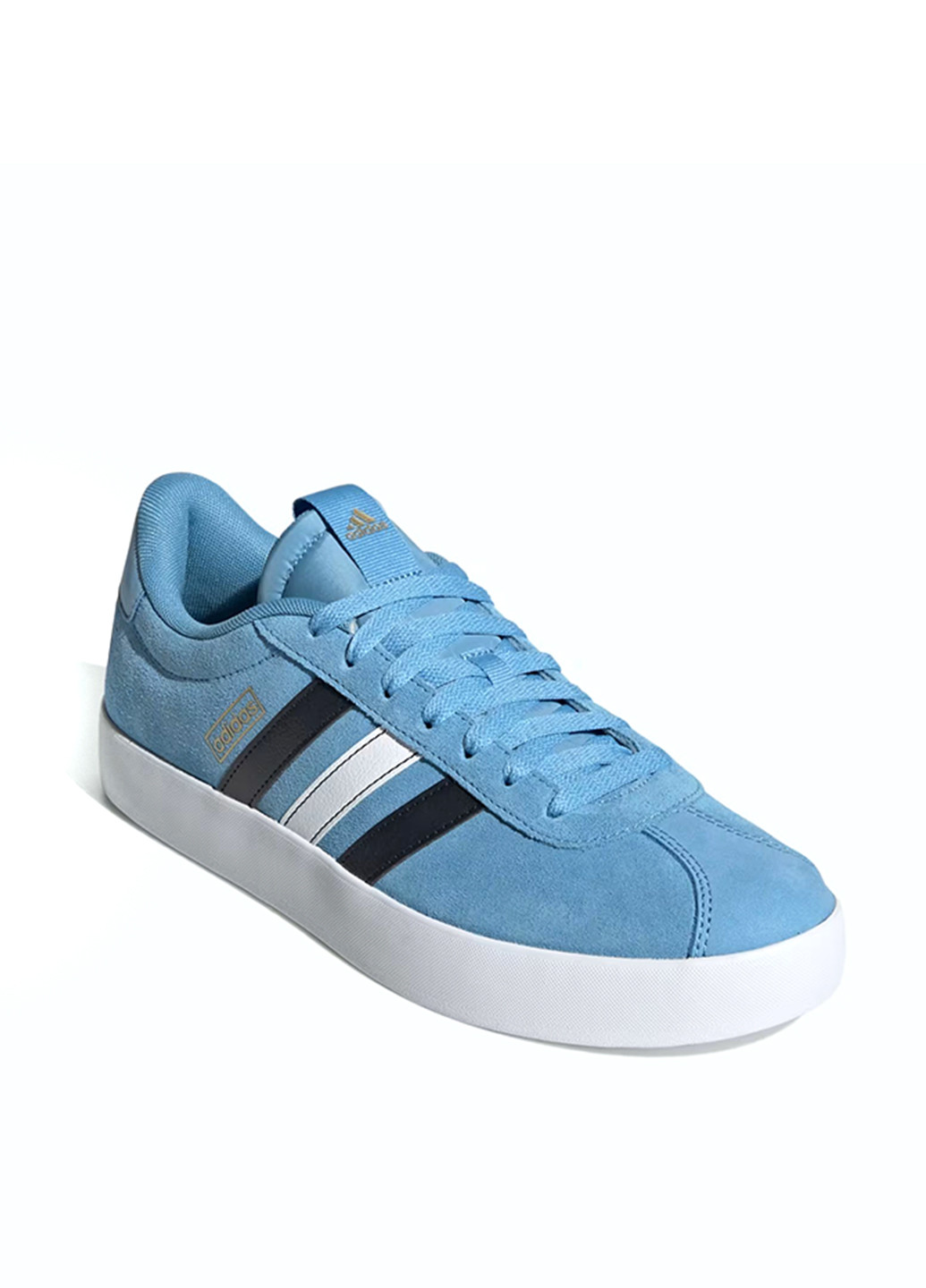 Голубые кеды adidas