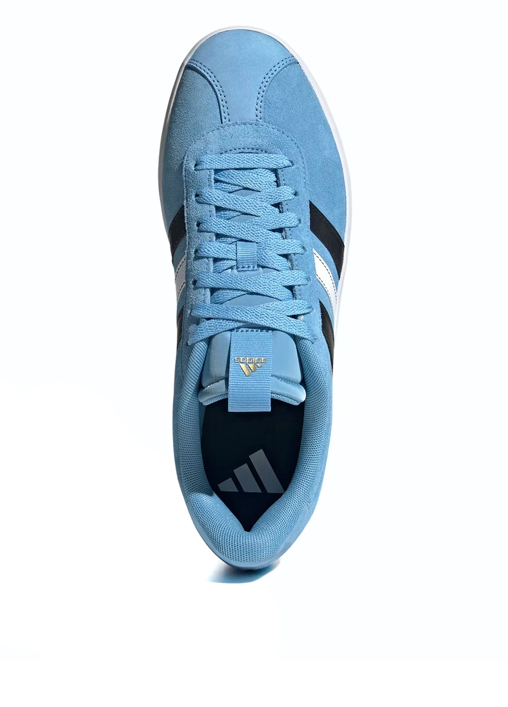 Голубые кеды adidas