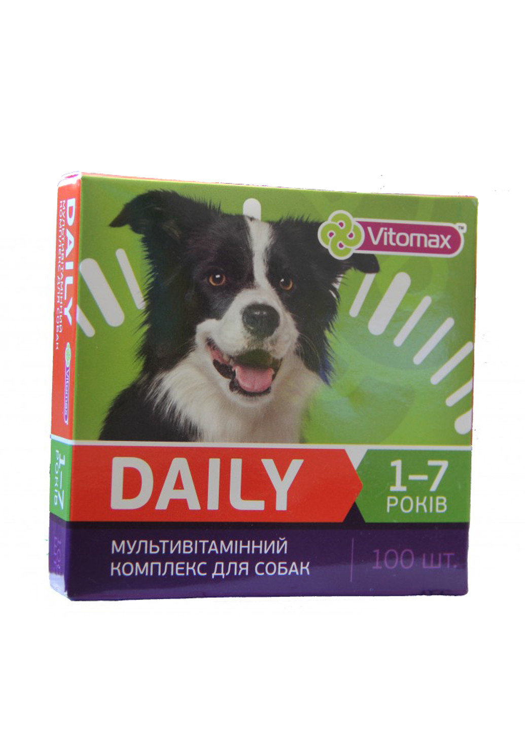 Витамины для собак DAILY (1-7 л.), 100 г Vitomax (76393510)