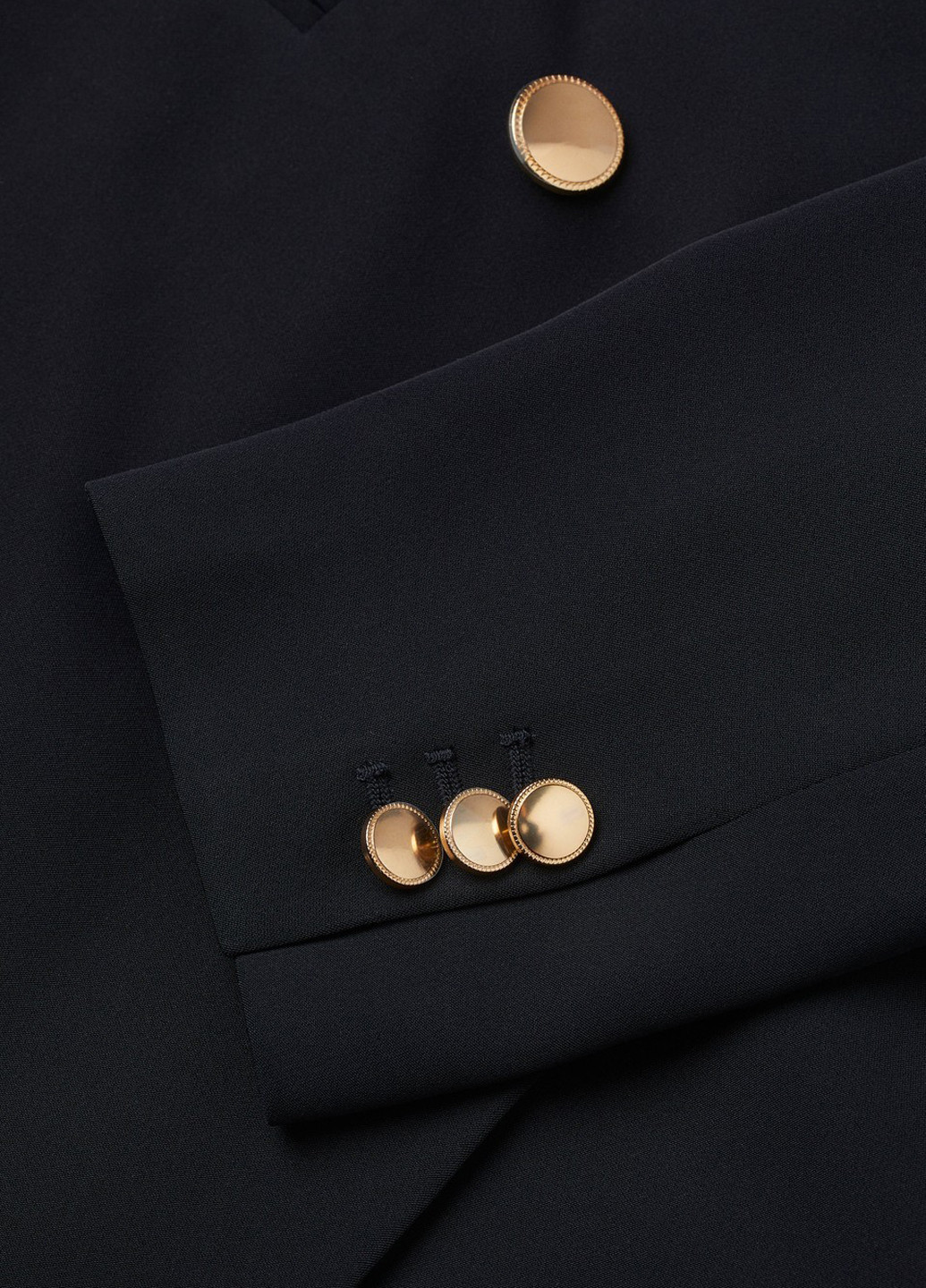 Темно-синий женский жакет H&M однотонный - демисезонный