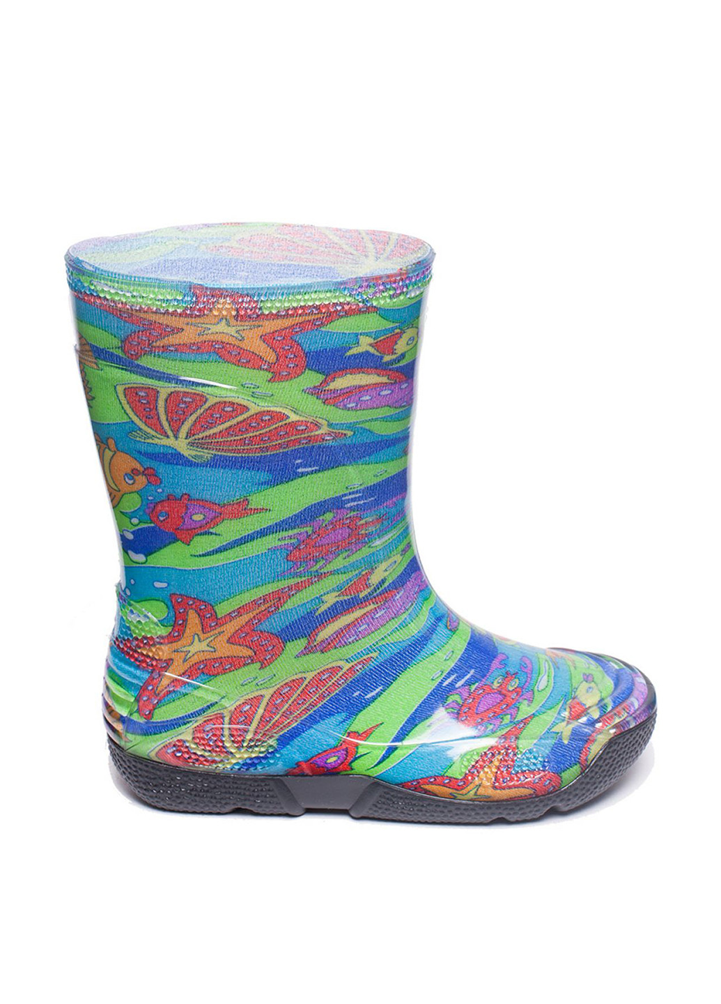 Синие резиновые сапоги Oldcom