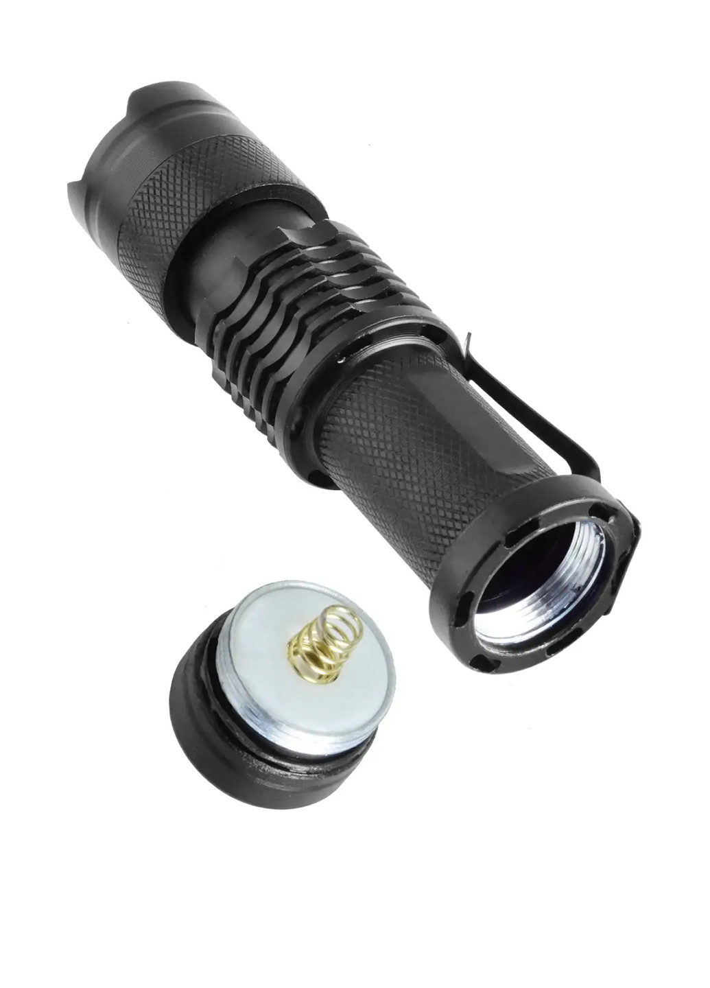 Ліхтарик кишеньковий світлодіодний з функцією зуму, 9х2, 5х2, 5 см TV-magazin (257286708)