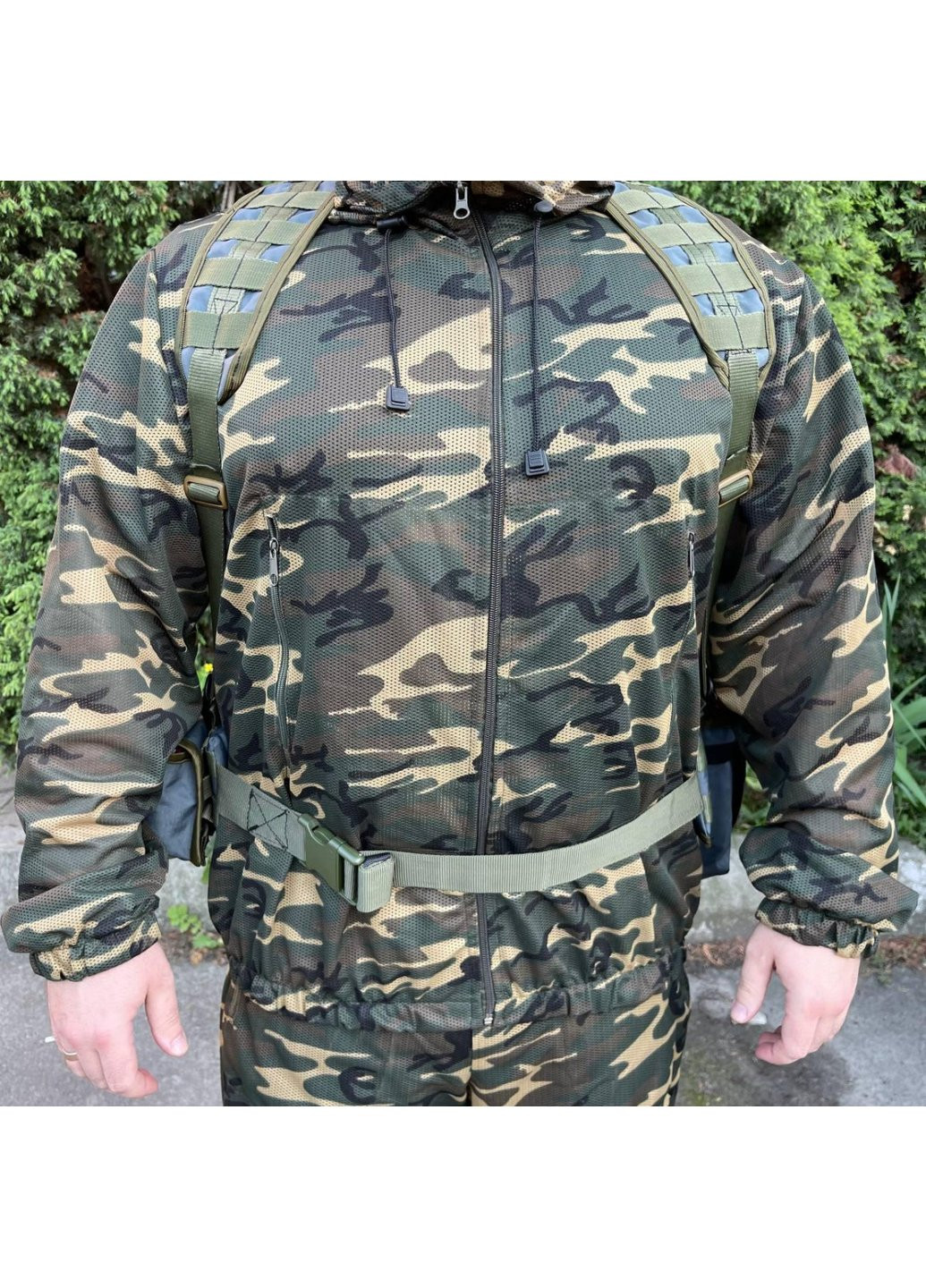 РПС система MOLLE + подсумки 6599 ВСУ (ЗСУ) Разгрузочная поясная система серая Power (254441223)