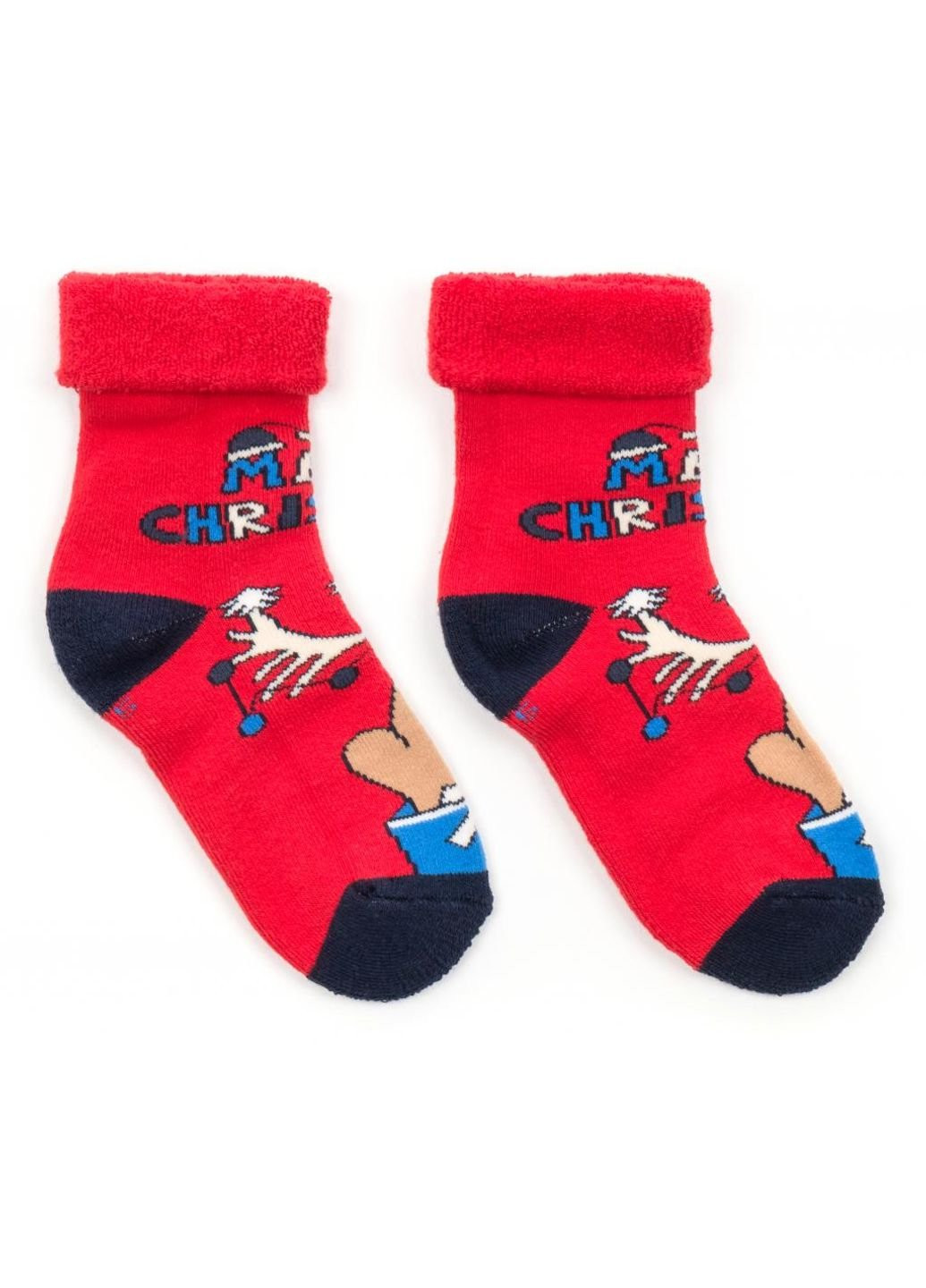 Шкарпетки з лосем (M1C0101-2028-3-red) BNM (251770454)