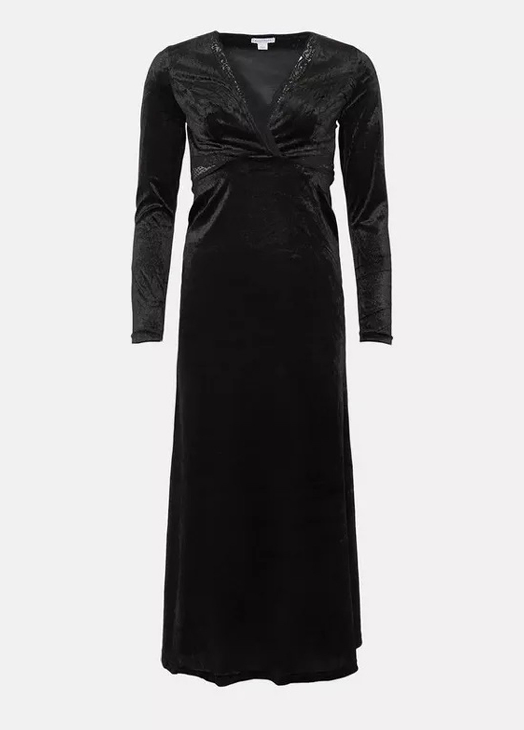 Черное вечернее платье Warehouse однотонное