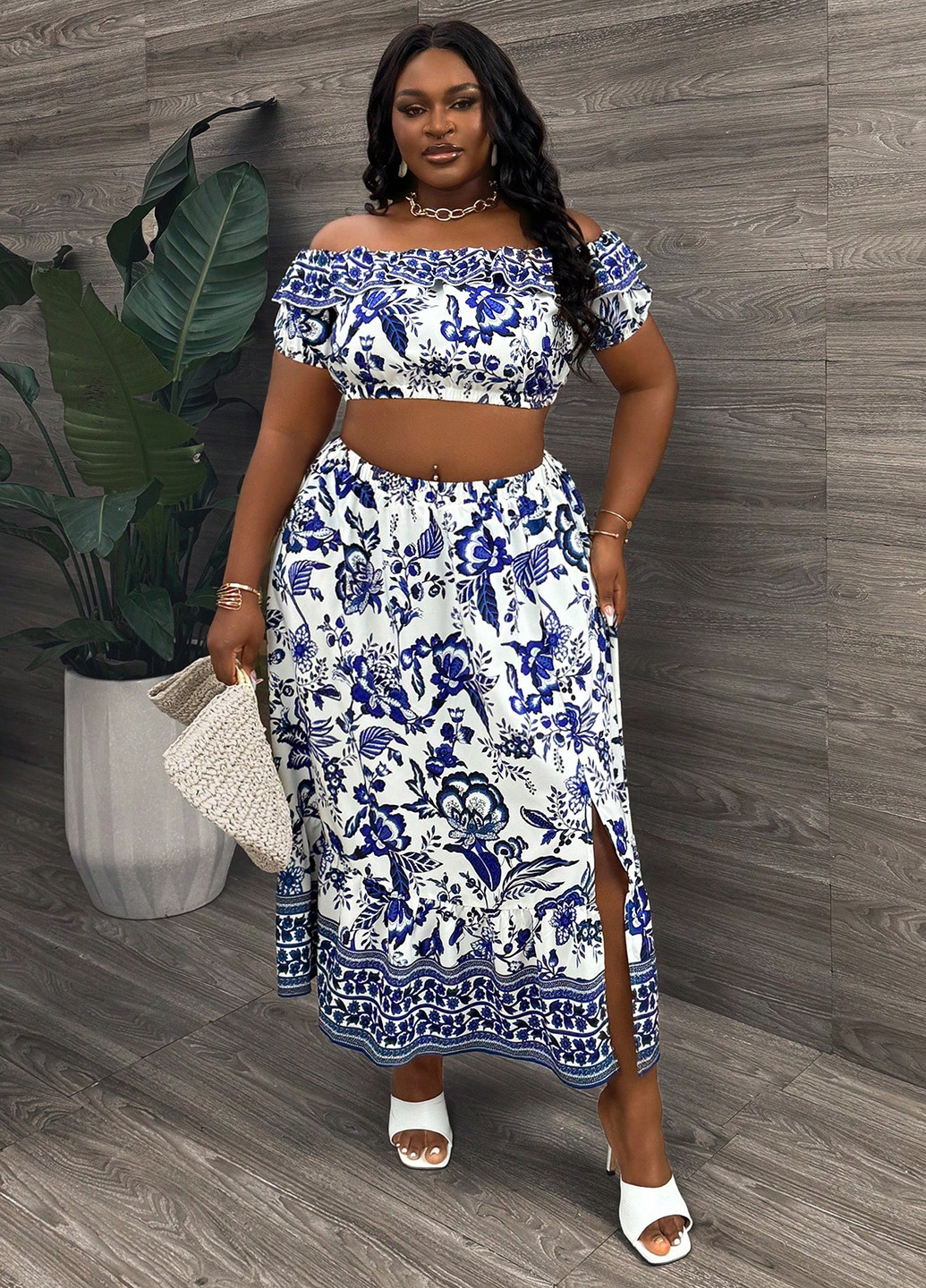 Костюм (топ, юбка) SHEIN (340699274)