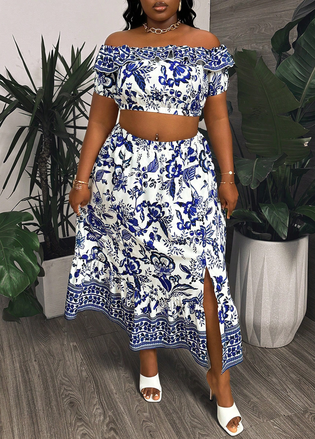 Костюм (топ, юбка) SHEIN (340699274)