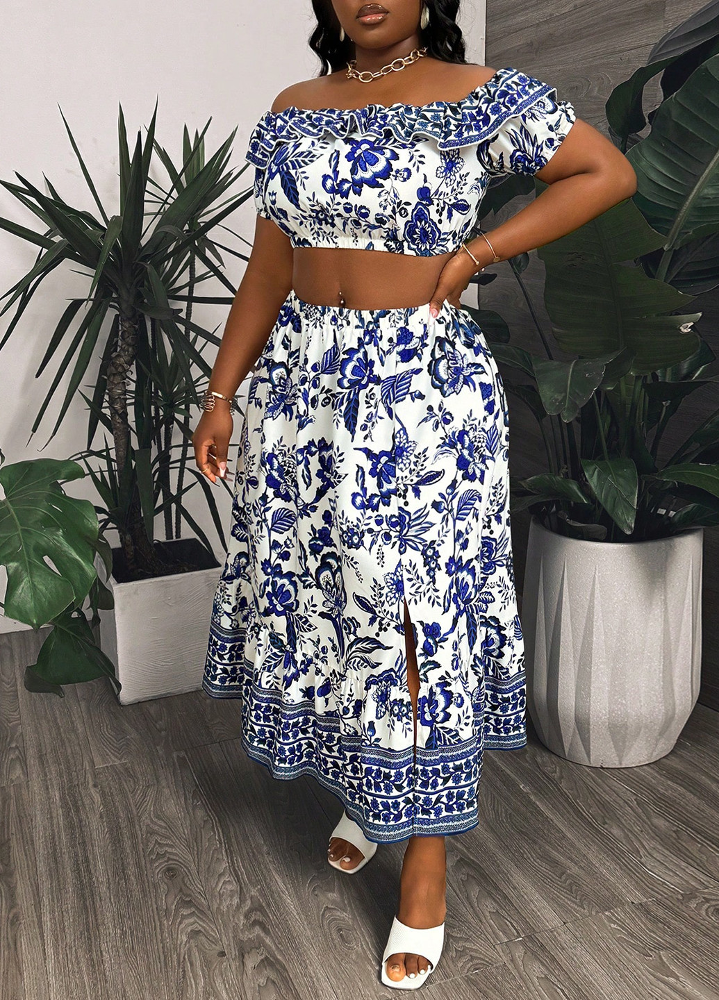 Костюм (топ, юбка) SHEIN (340699274)