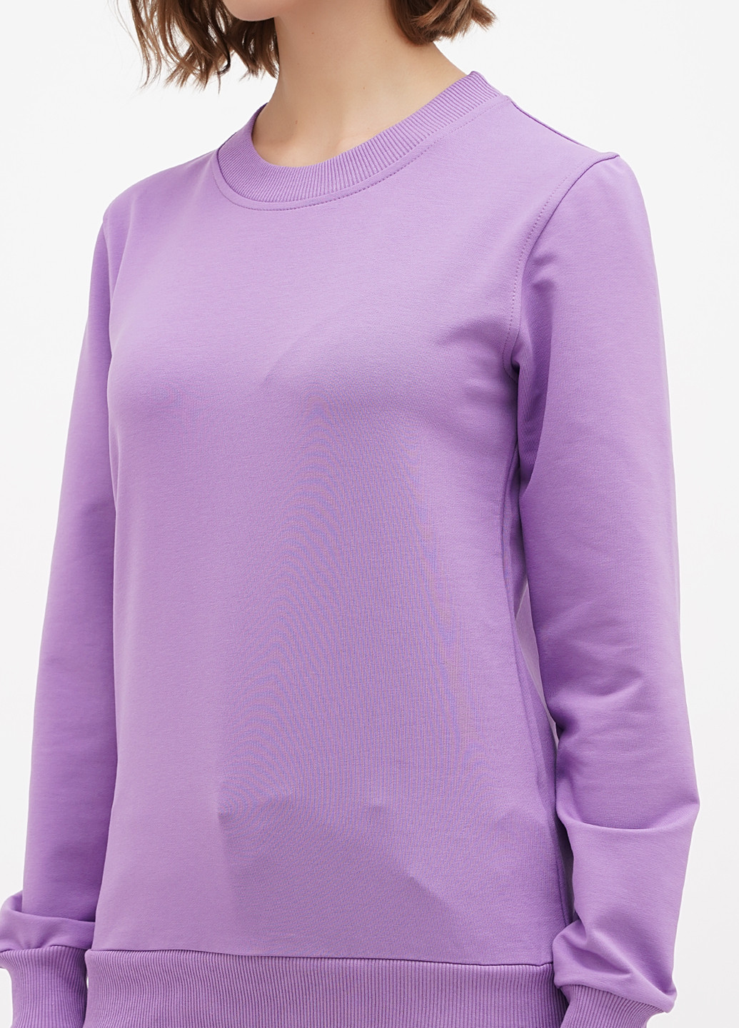 Лавандовий світшот Shik однотонний без декору (315372127)