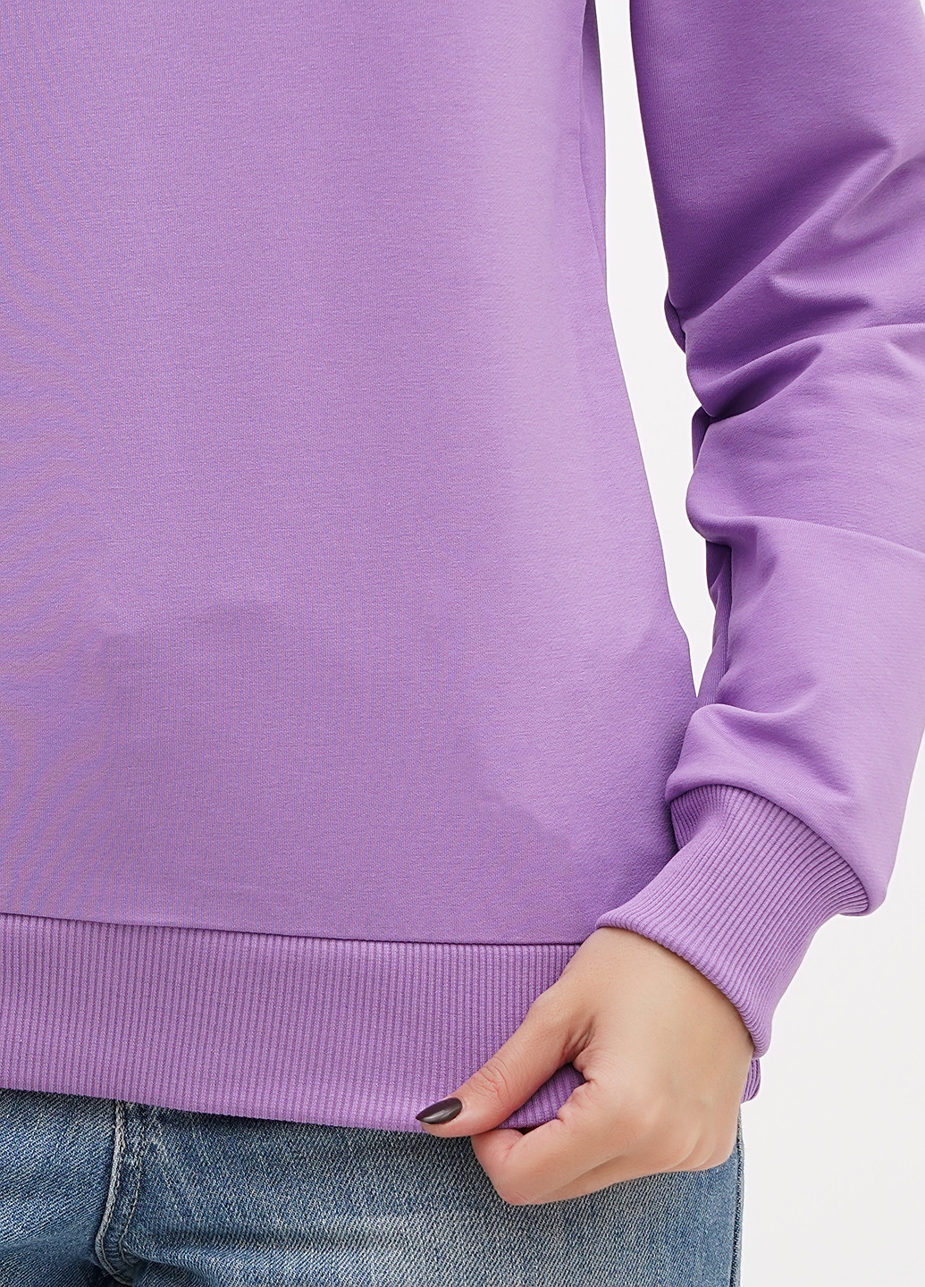 Лавандовий світшот Shik однотонний без декору (315372127)