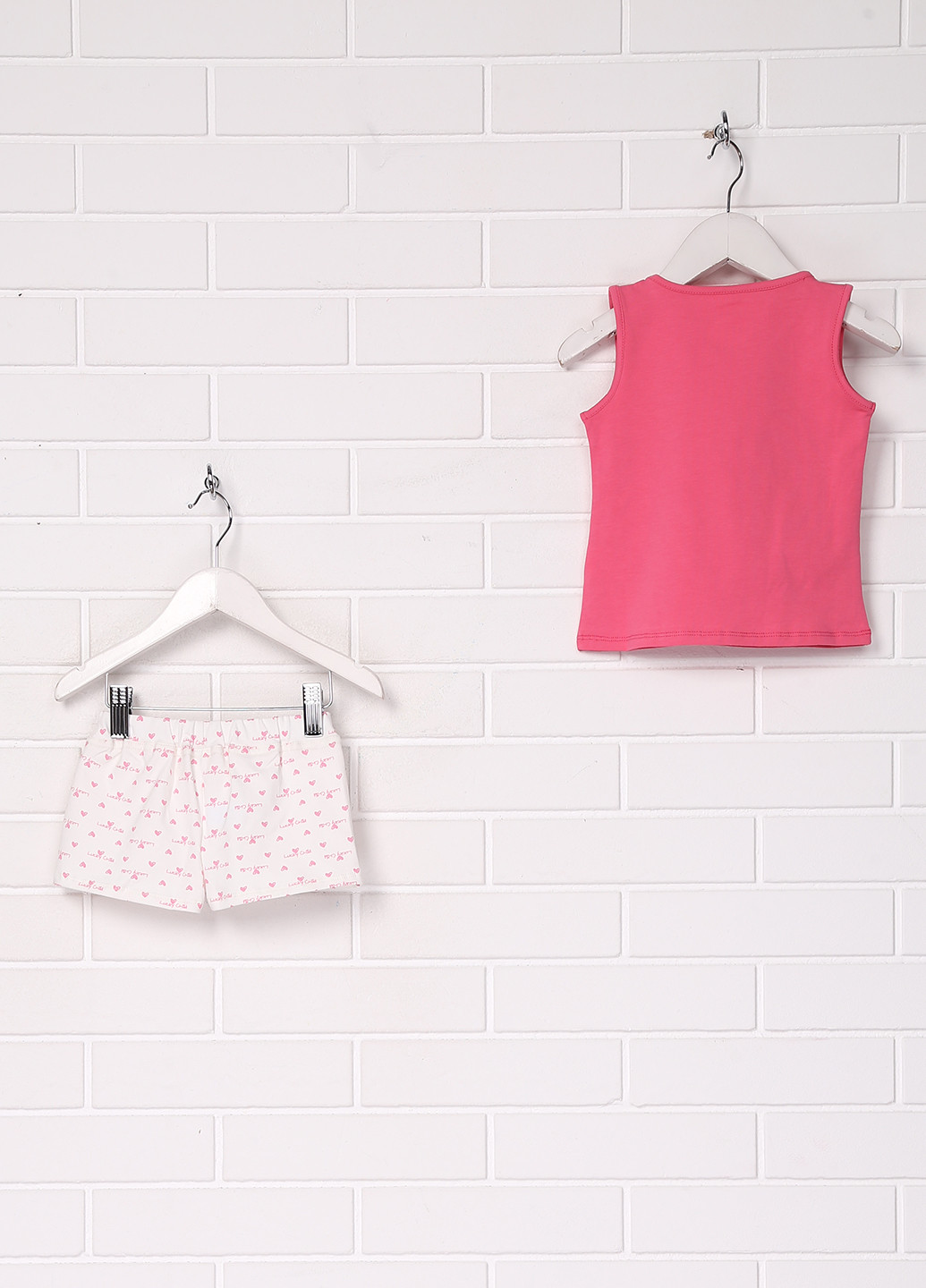 Розовая всесезон пижама (майка, шорты) Соня