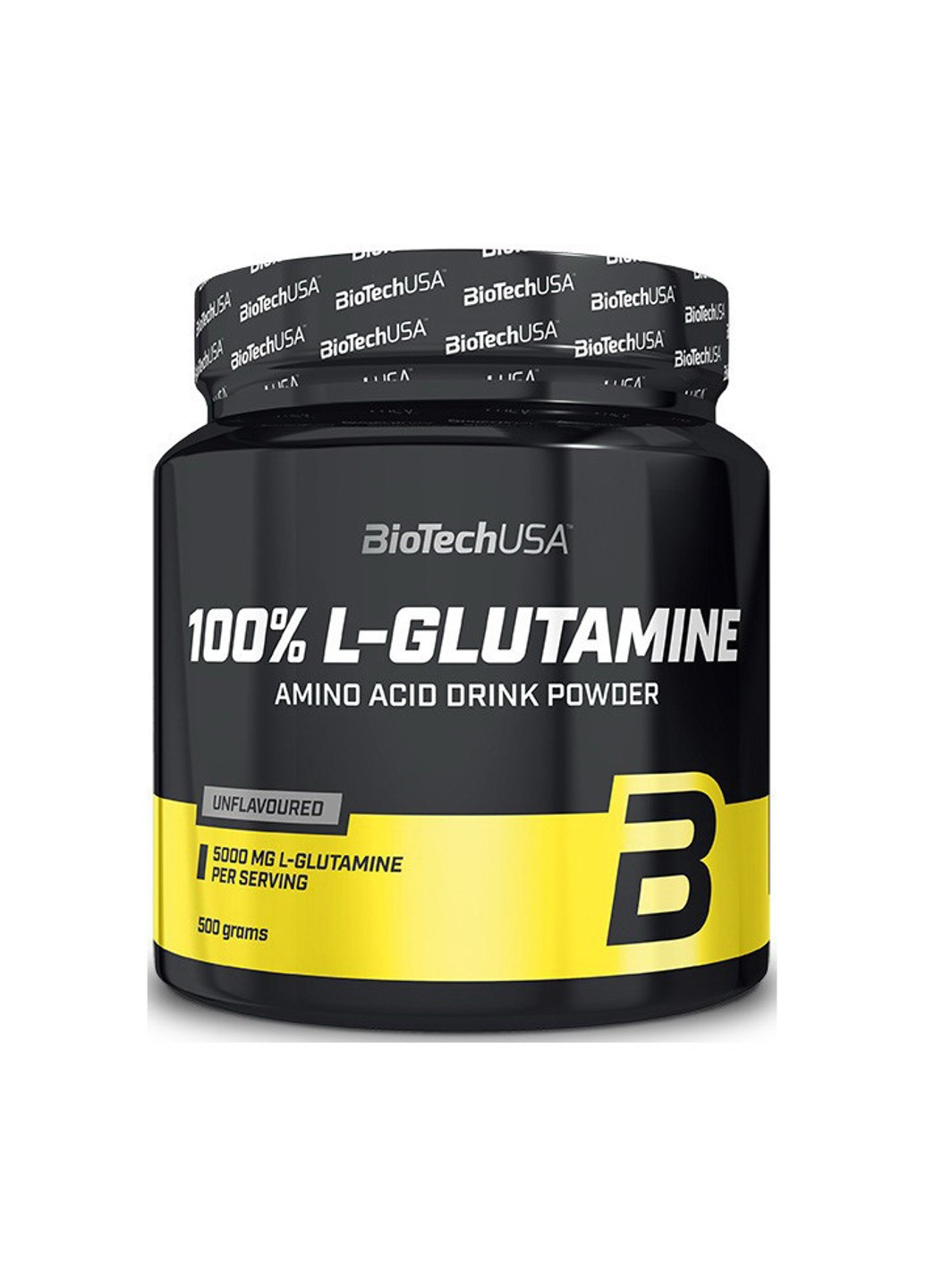 Глютамін BioTech 100% L-Glutamine 500 г біотеч Без добавок Biotechusa (255363540)