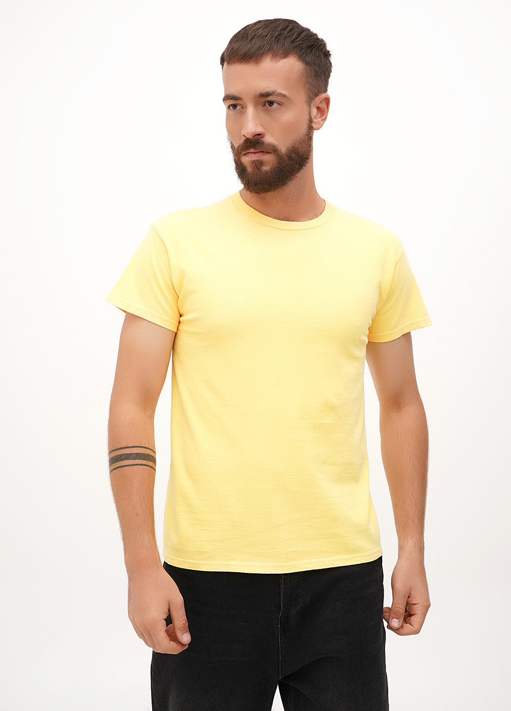 Жовта футболка Gildan